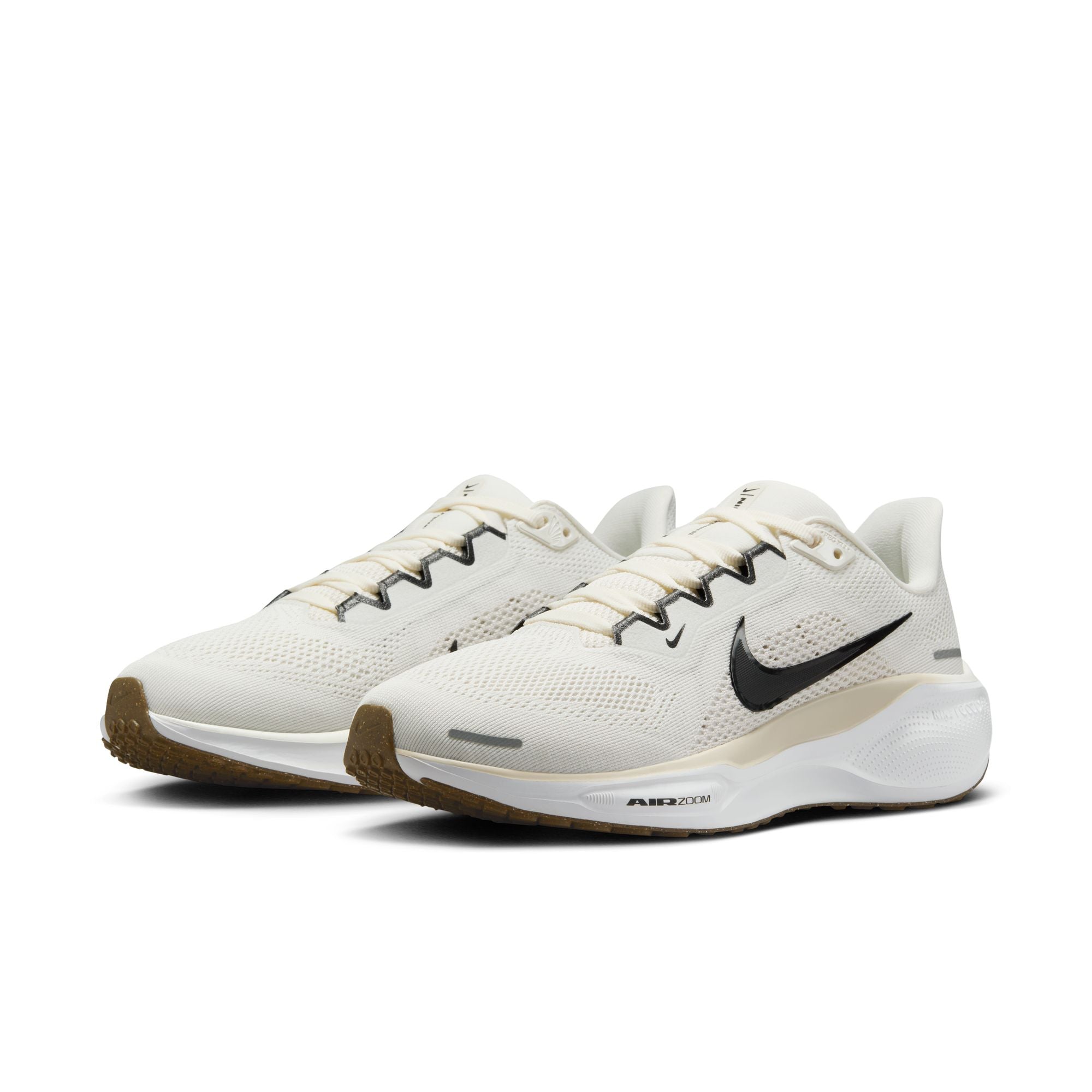 Nike Air Zoom Pegasus 41 Women's Running Shoes (B Width) - Sail/Black/Phantom White | Lightweight Cushioned Sneakers for Jogging, Gym Workouts & Everyday Wear
