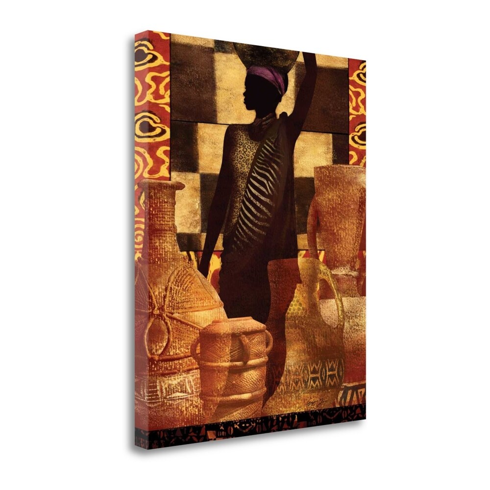 African Traditions II by Eric Yang - Premium Giclee Art Print on Gallery Wrapped Canvas, Ready to Hang Wall Decor for Living Room, Bedroom & Office