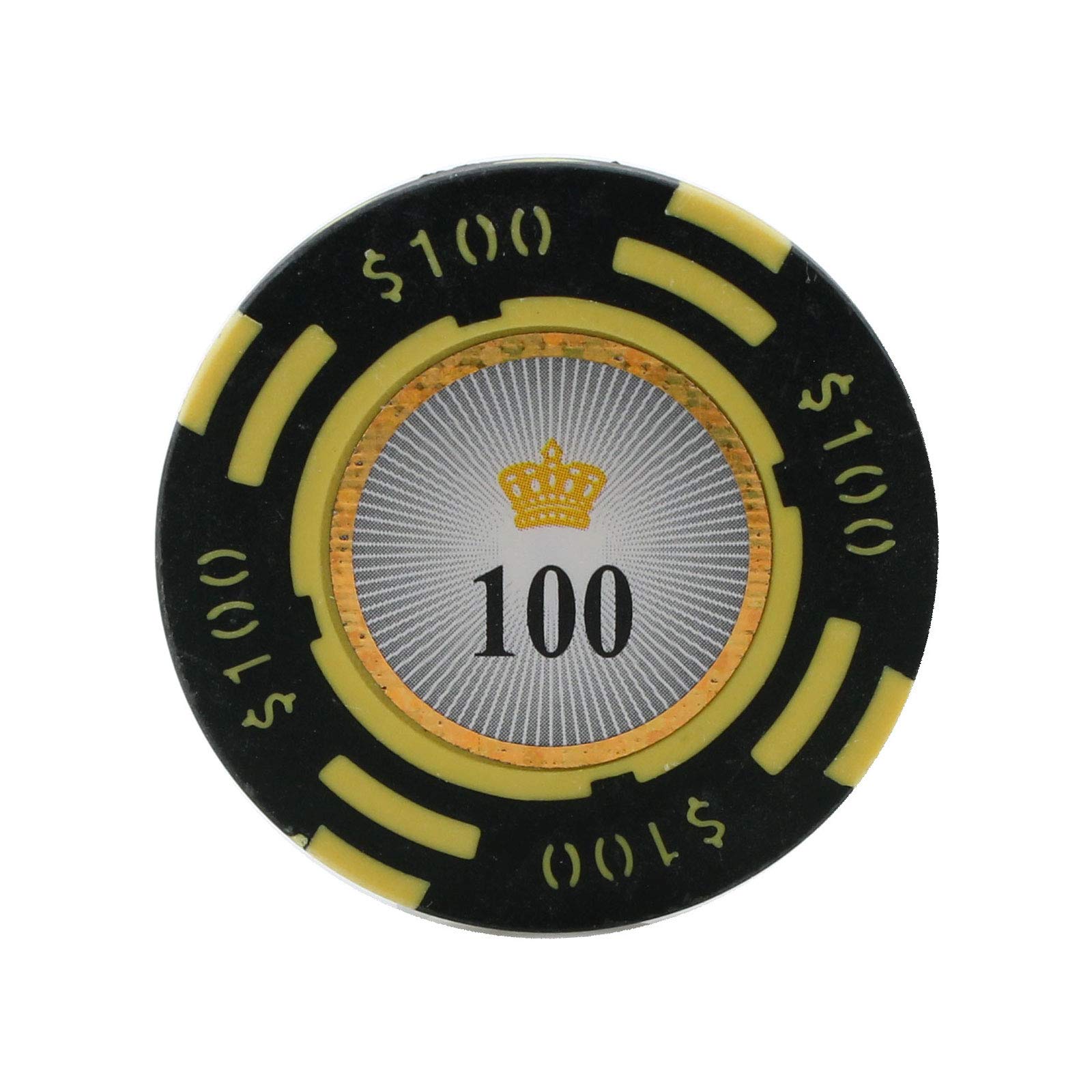 13.5g Clay Poker Chips - Pack of 50 for Casino & Home Games