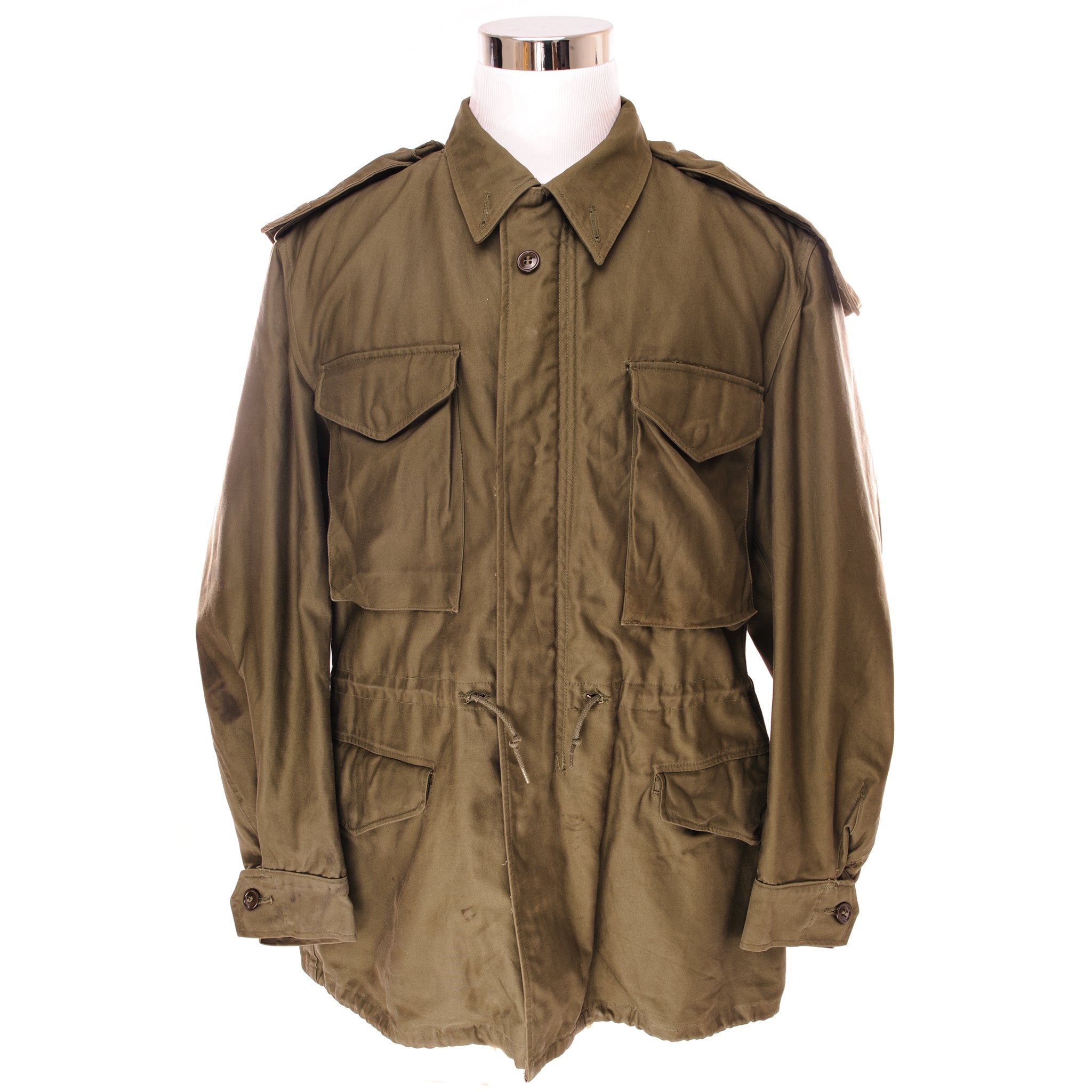 Vintage US Army M-1951 M51 Field Jacket - Korean War Era Military Surplus - Medium Regular Size - Durable Outdoor Workwear for Hiking, Camping & Reenactments