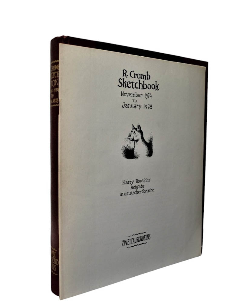 Robert Crumb Sketchbook Collection 1974-1978 - Rare Vintage Art Book for Collectors & Comic Enthusiasts - Perfect for Art Inspiration, Gift Giving & Coffee Table Display