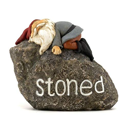 Miniature Garden Gnome Ornaments - Stone Fairy Garden Decor for Outdoor Spaces, Patio, Deck & Porch - Perfect for Fairy Gardens, Yard Art & Home Decoration