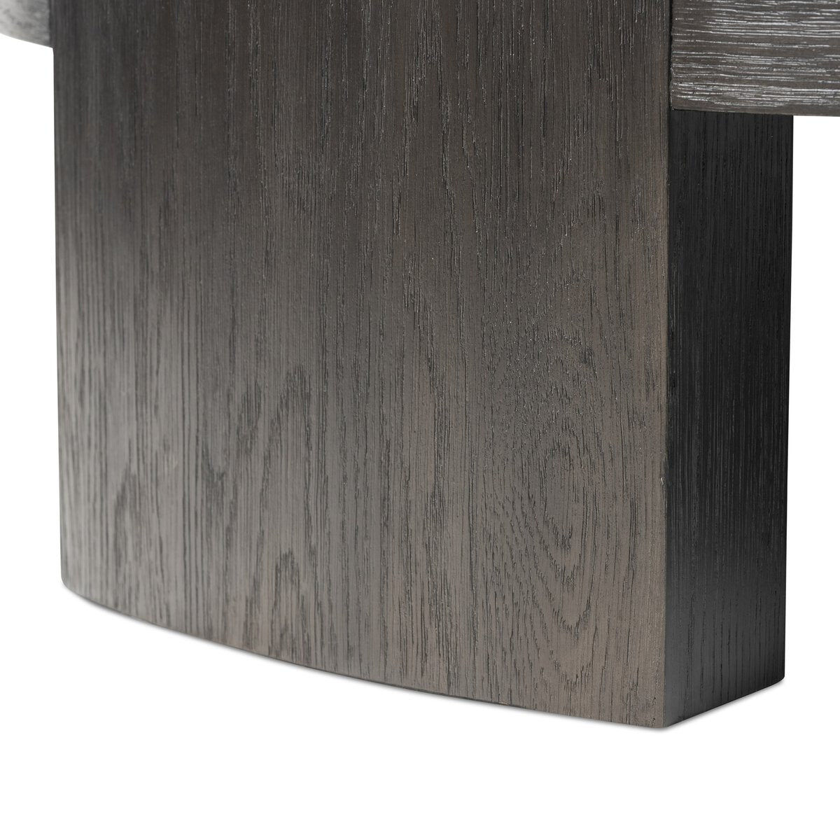 Modern Andy Coffee Table - Charcoal Oak Veneer Finish - Compact Size for Small Spaces - Perfect for Living Rooms, Apartments & Offices