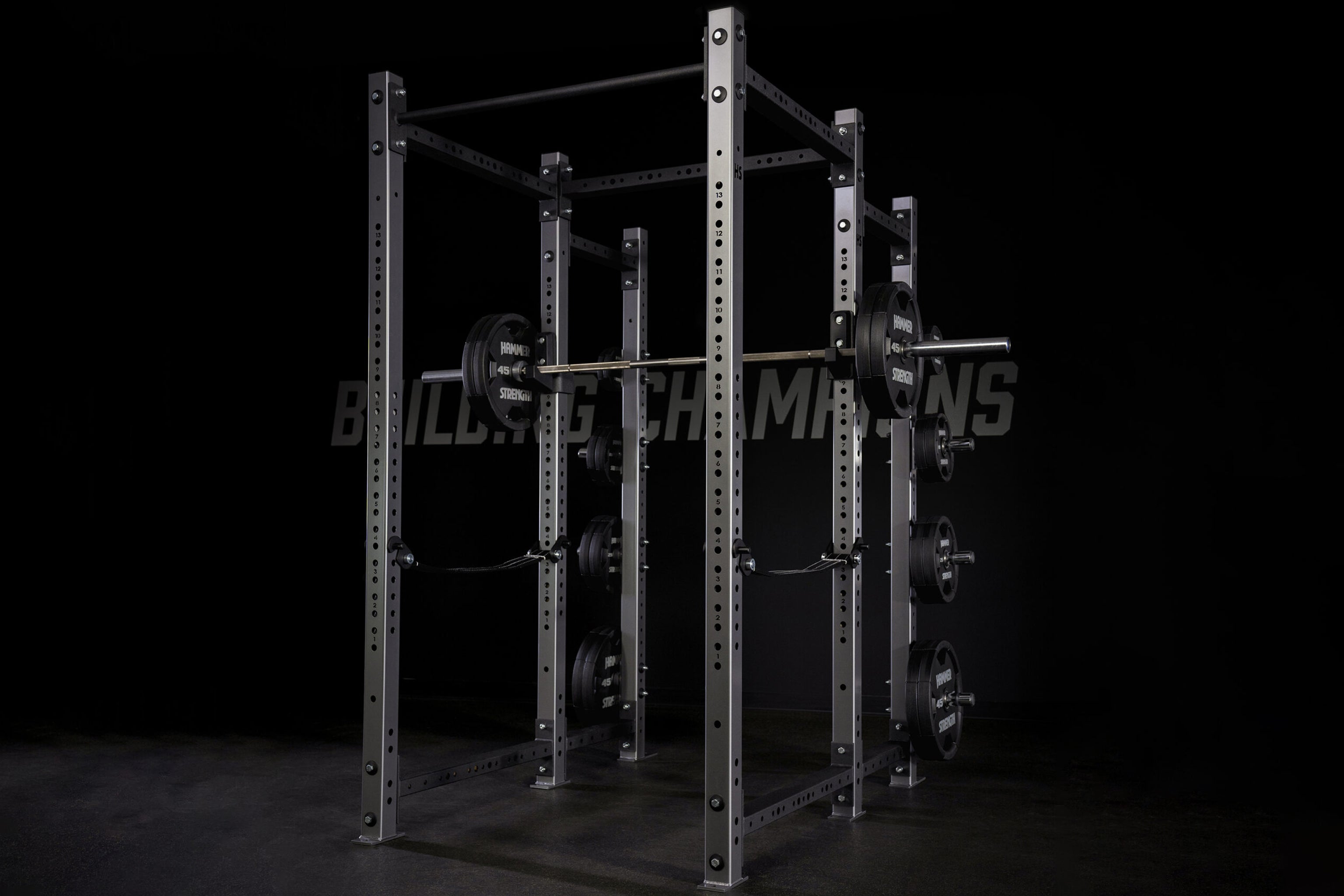 Hammer Strength HD Athletic NX Power Rack - Heavy Duty Gym Equipment for Weight Training & Strength Building | Perfect for Home & Commercial Gyms