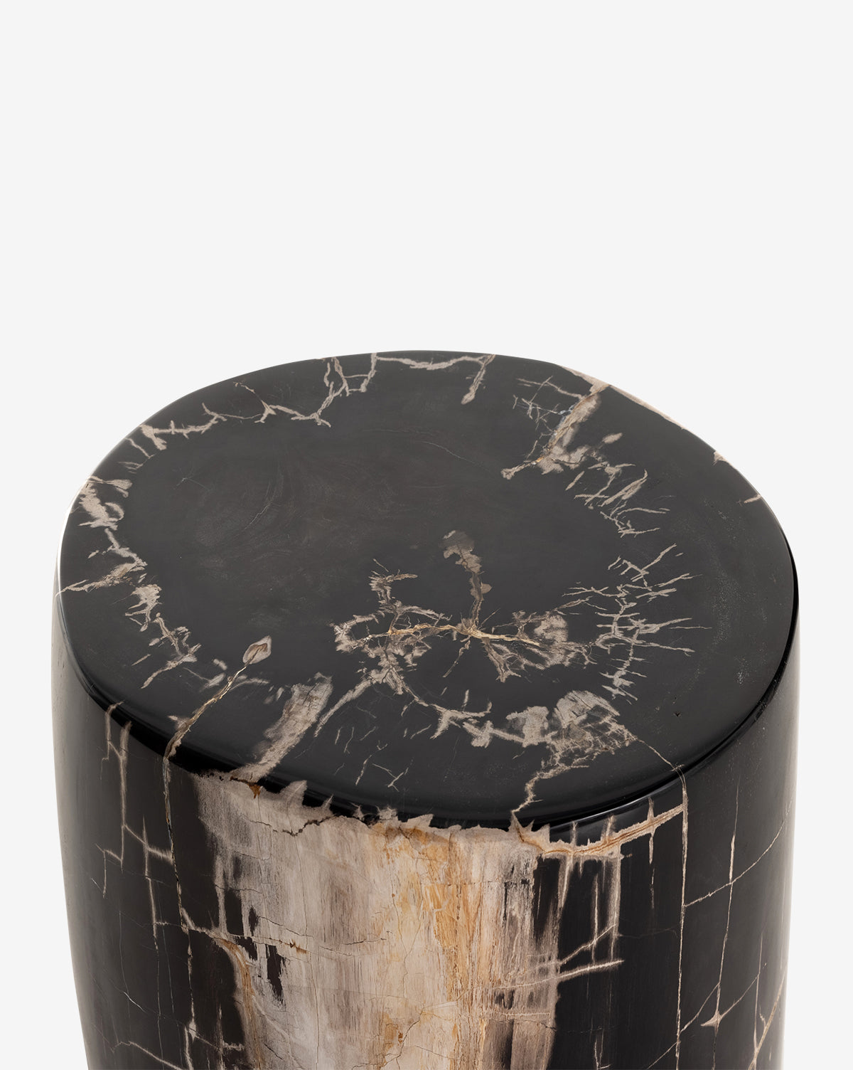 Viking Rune End Table - Norse-Inspired Wooden Side Table with Carved Runes for Living Room, Bedroom, or Office Decor