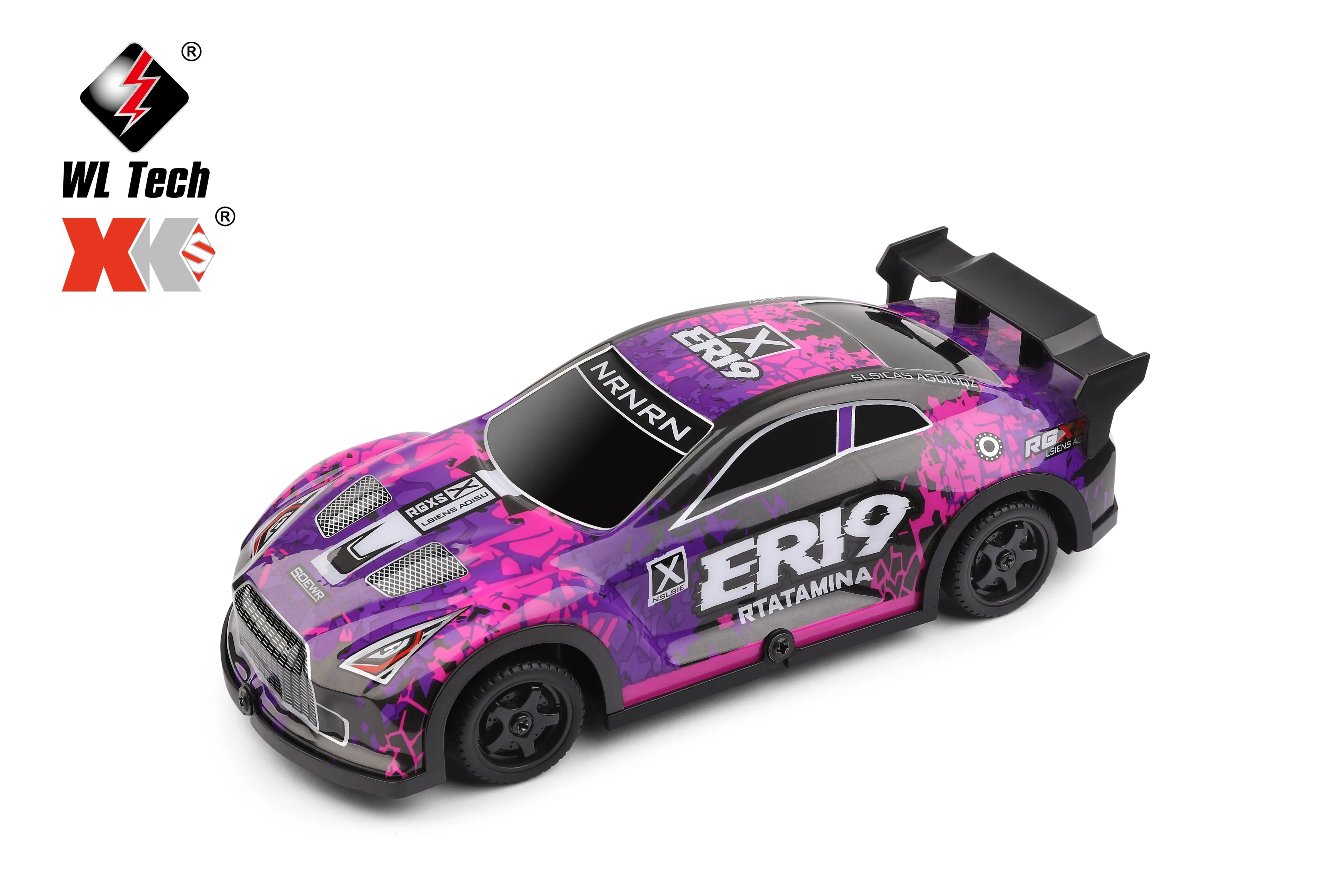 WLTOYS 22206 1/22 Scale 2.4G 4WD RC Car with LED Shell - 15km/h High Speed Remote Control Toy for Kids & Adults - Perfect for Indoor Racing, Backyard Driving & Off-Road Adventures