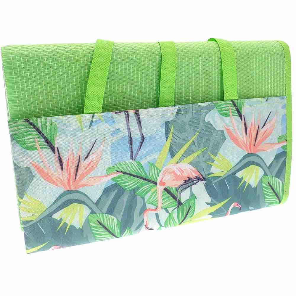 Waterproof Tropical Picnic & Beach Blanket - 150x180cm Large Outdoor Mat for Camping, Park, Backyard, Travel & Beach Parties - Sand Resistant & Portable