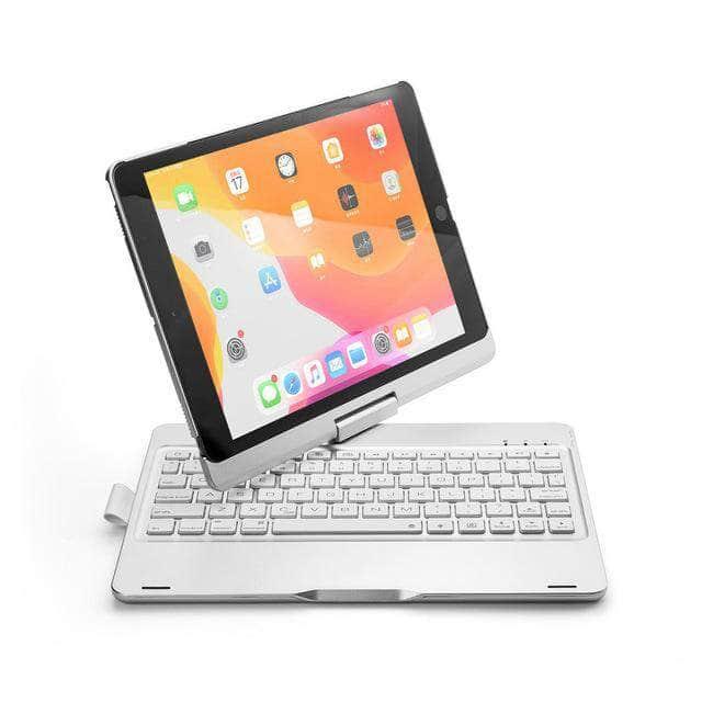 iPad 10.2 (7th/8th Gen) 360° Rotating Keyboard Case with Backlit - Perfect for Work, Study & Travel (2019/2020 Models)