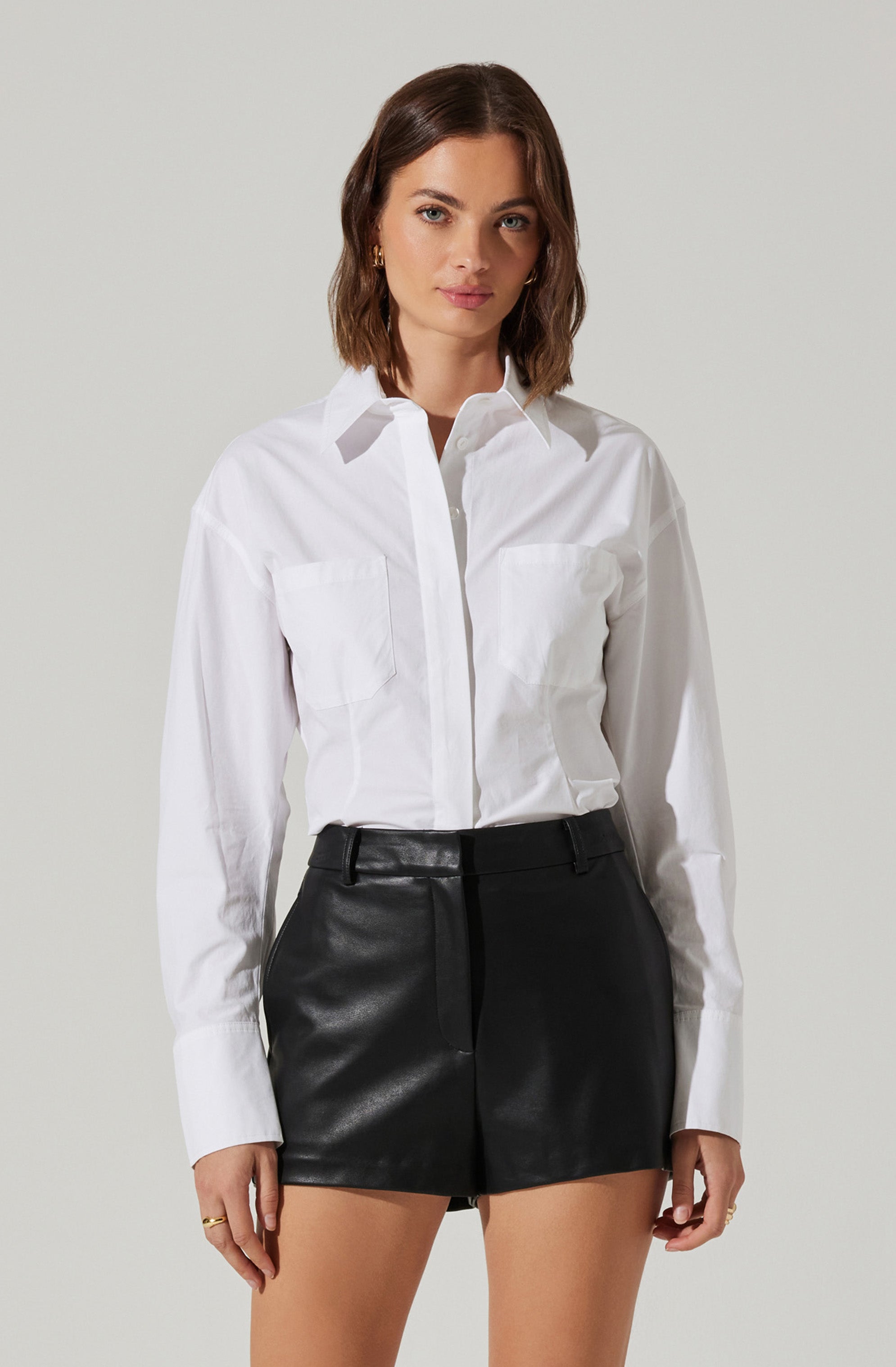 Stylish Thyra Poplin Shirt for Women | Comfortable & Breathable Cotton Blouse | Perfect for Office, Casual Outfits & Summer Wear