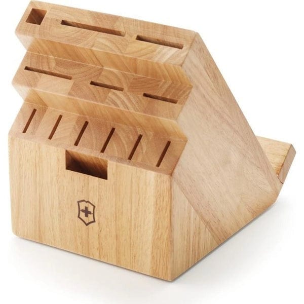 Victorinox 13-Slot Wooden Knife Block Organizer - Premium Kitchen Knife Storage for Chefs & Home Cooks - Perfect for Countertop Organization & Safe Knife Storage