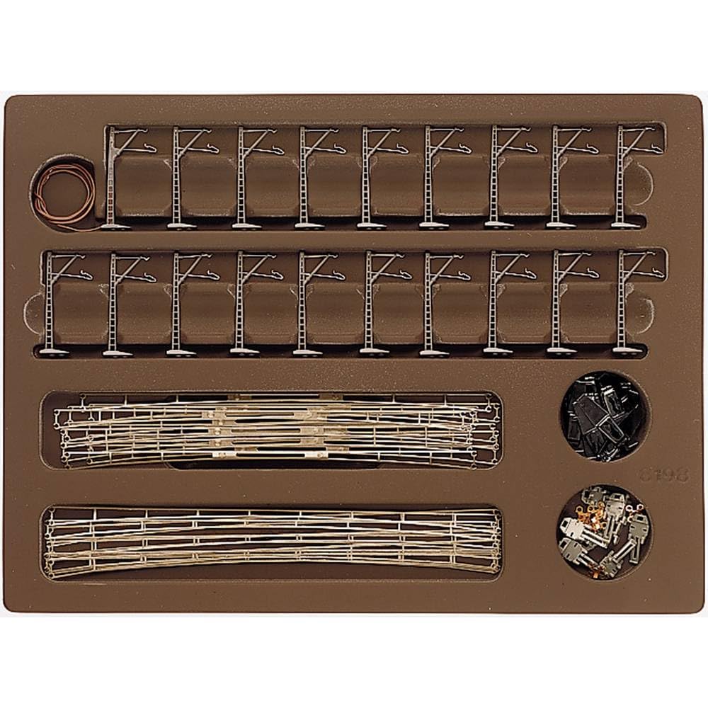 Marklin Z Scale Catenary Set for E Extension Set - Model Train Accessories for Realistic Layouts & Scenery
