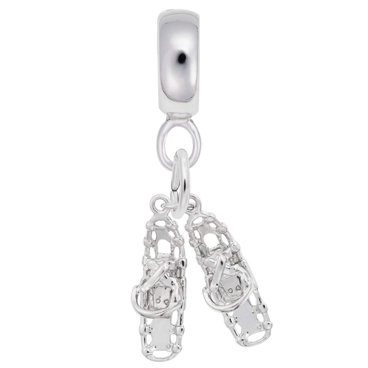 Snowflake Charm Dangle Beads for Jewelry Making - DIY Bracelet & Necklace Charms - Perfect for Winter Crafts, Christmas Gifts & Handmade Accessories