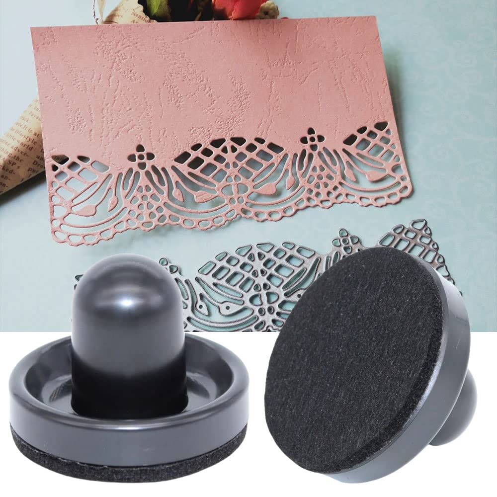 2-Piece Rubber Stamp Press Tool Set - Stamping Block & Embossing Kit for Card Making, Scrapbooking, DIY Crafts | Perfect for Greeting Cards, Invitations, and Paper Art Projects