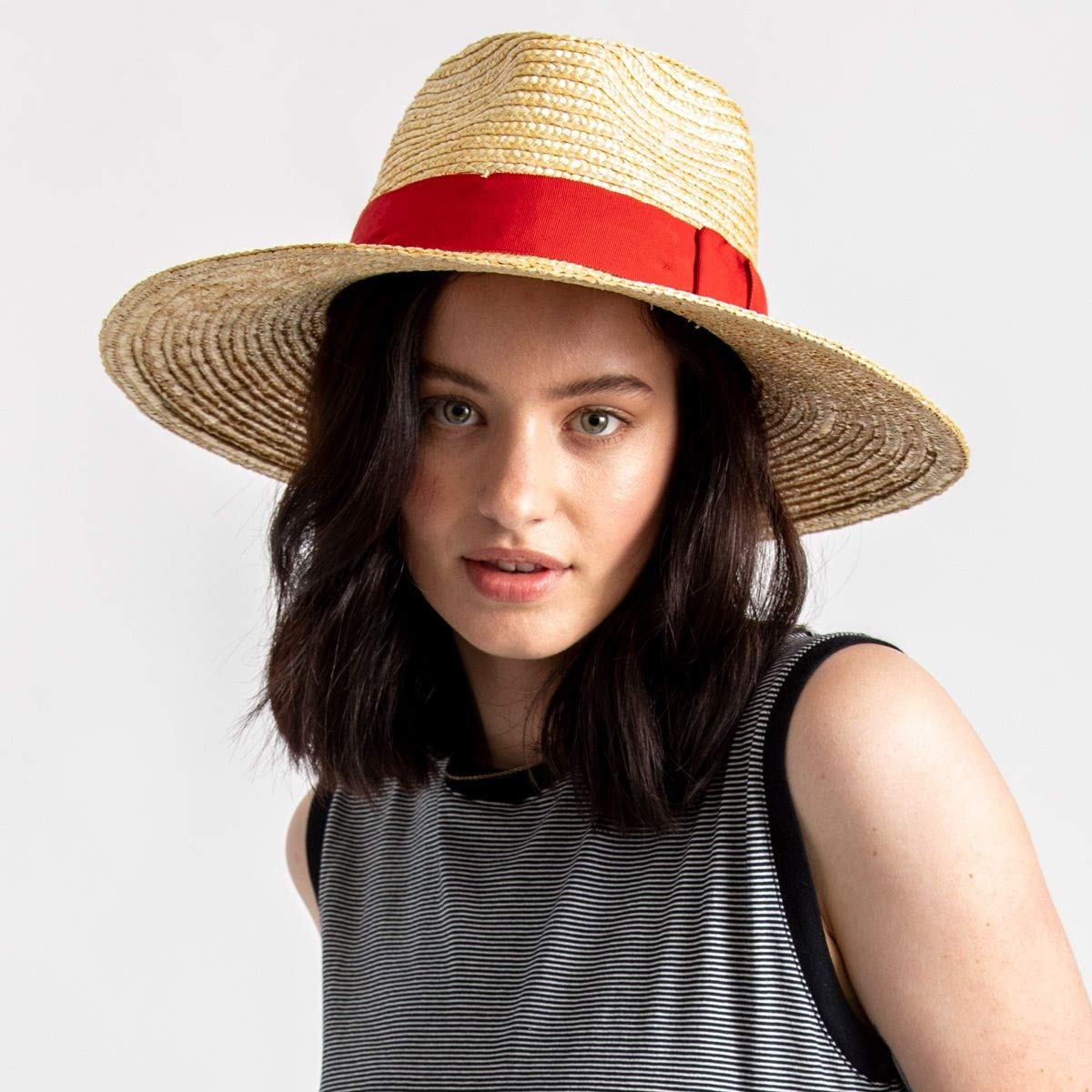 Brixton Joanna Women's Straw Sun Hat - Wide Brim Summer Beach Hat for Outdoor, Travel & Vacation