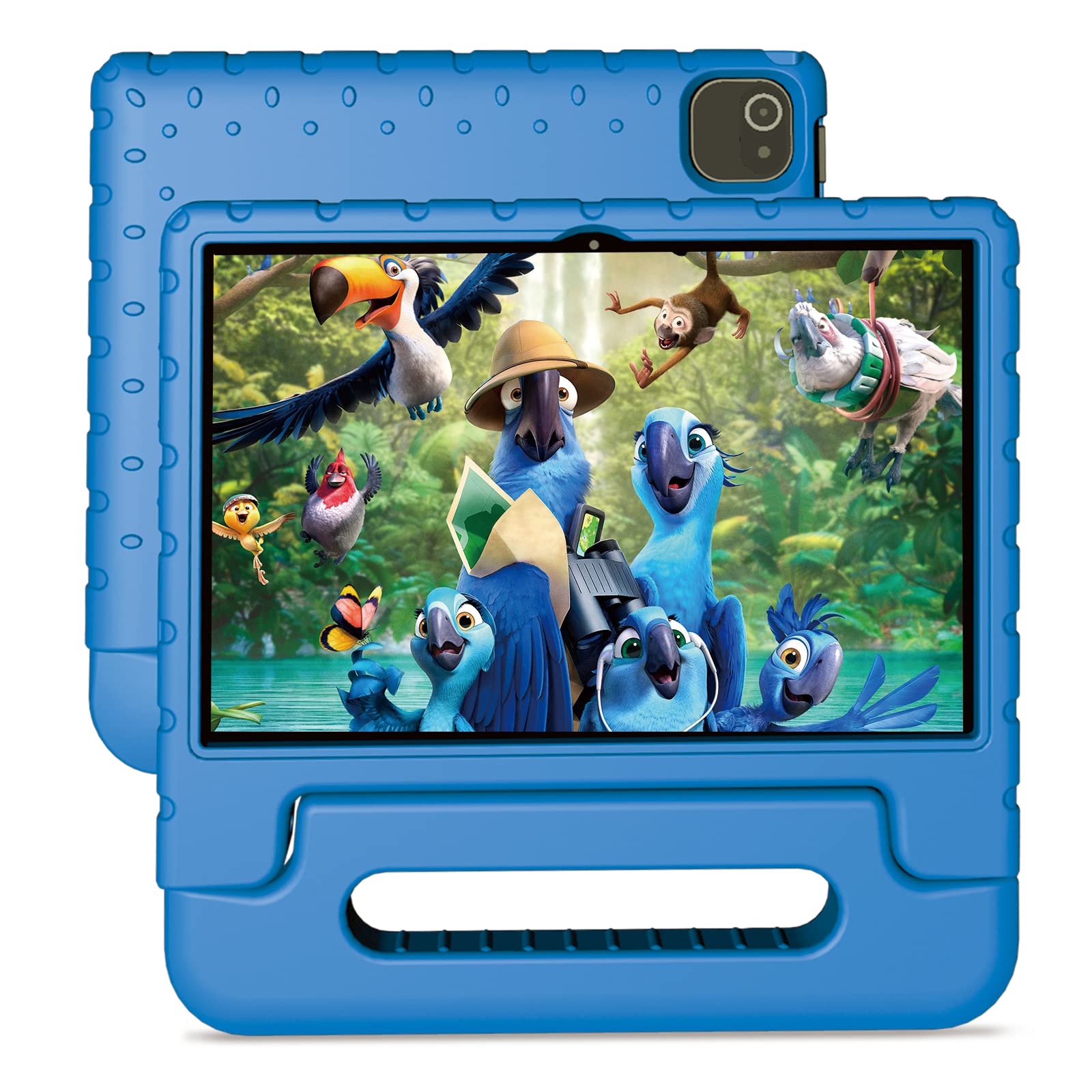 ITDULCET 10.1 Inch Kids Tablet with Android 12.0 | 2GB RAM 32GB ROM | Quad-Core Processor | 6000mAh Battery | Parental Control & Pre-Installed Kidoz | Wi-Fi & Bluetooth | Perfect for Learning, Games & Entertainment at Home or Travel
