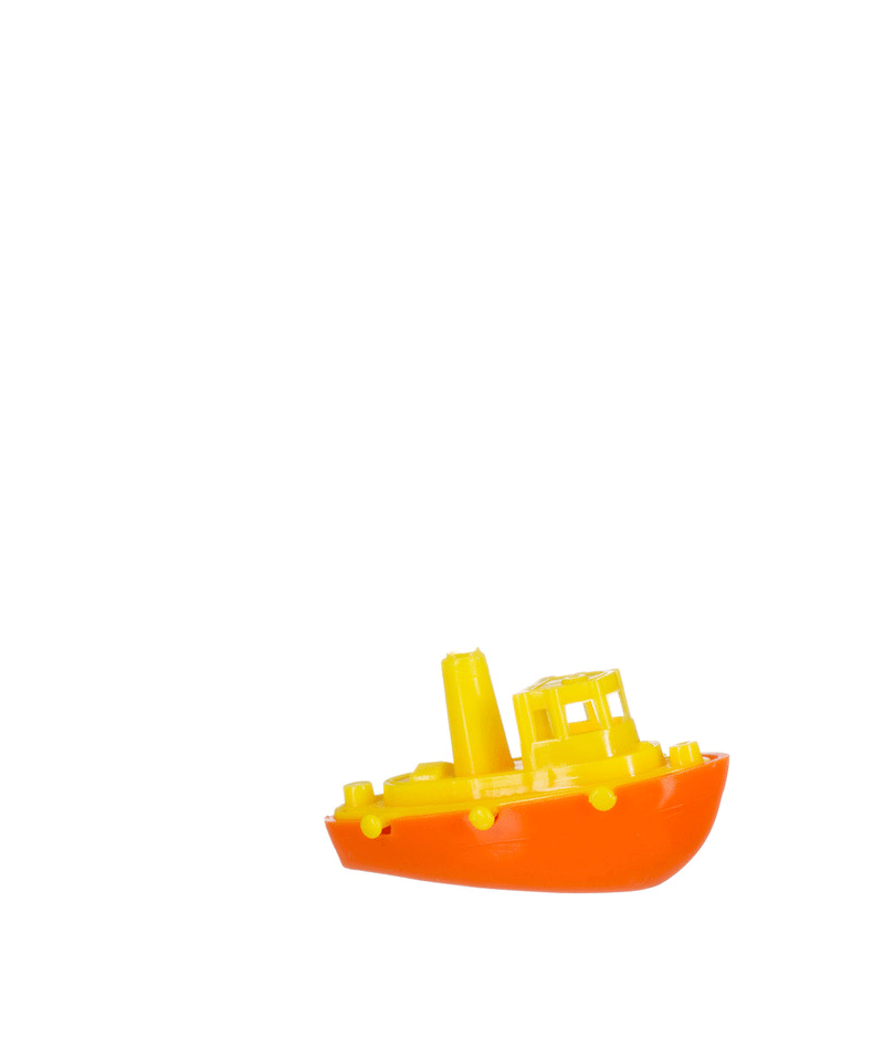 Vintage Mini Plastic Toy Boat - Classic Retro Style for Kids & Collectors - Perfect for Bath Time, Pool Play & Decorative Display