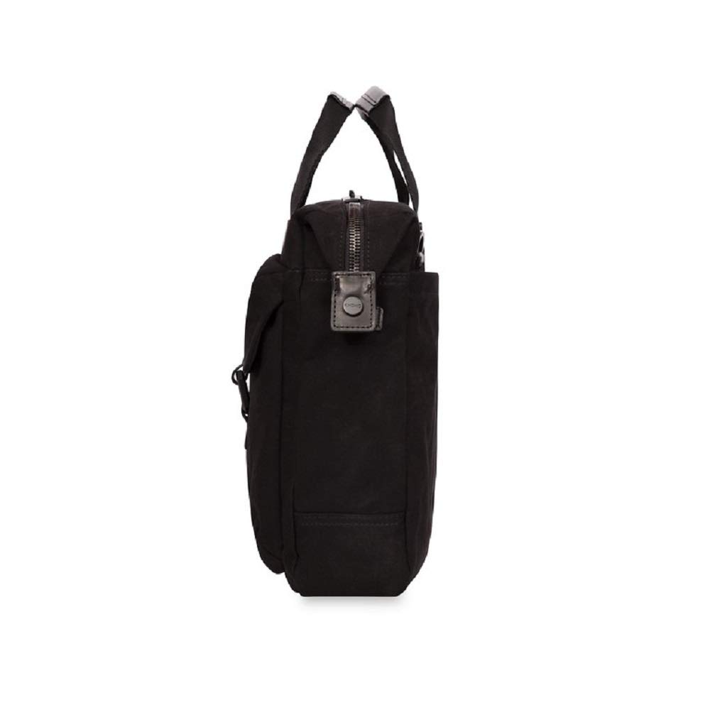 Knomo Professional Work Bag for Men & Women - Stylish Black Laptop Briefcase for Office, Business & Travel | Durable & Spacious Work Tote with Multiple Pockets