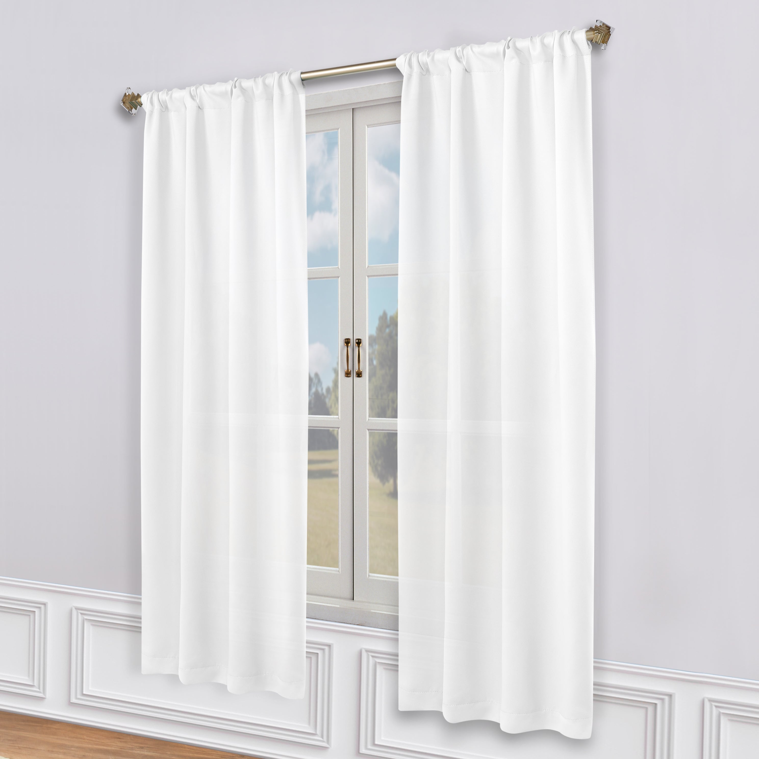 Machine Washable Blackout Curtains Set of 2 - Solid Color Room Darkening Window Drapes for Bedroom, Nursery & Home Theater - Noise Reducing & Energy Efficient