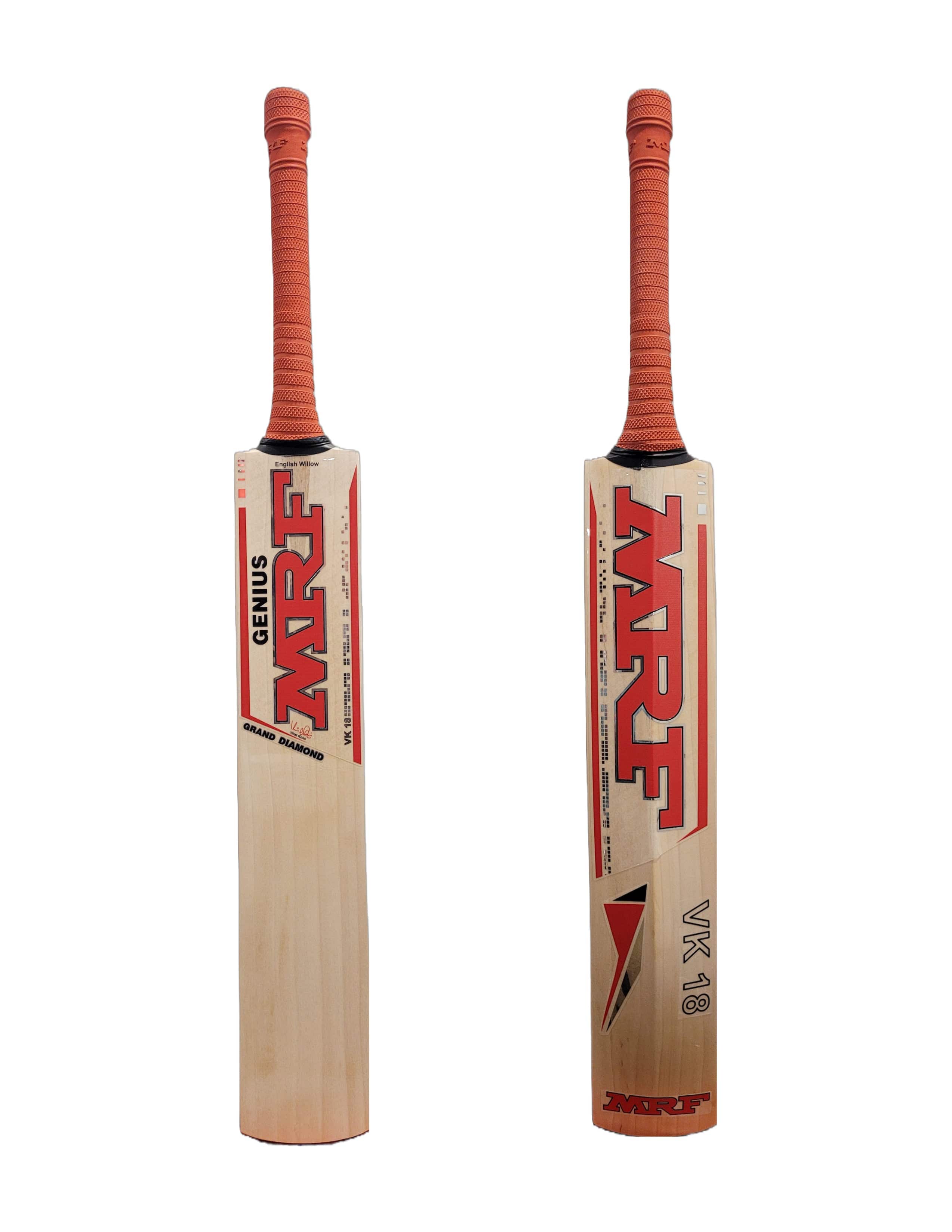 MRF Genius Grand Diamond Adult Cricket Bat - Premium English Willow Cricket Bat for Men - Perfect for Professional Matches & Training Sessions