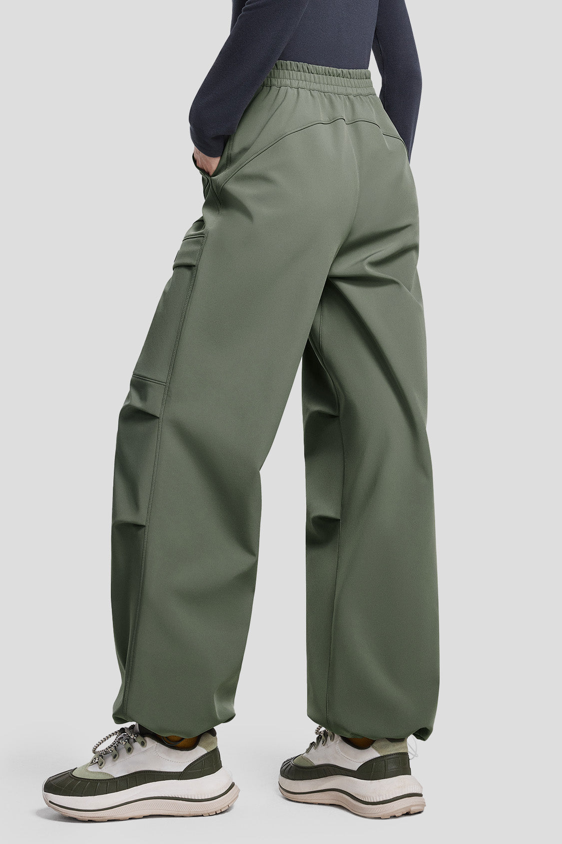 ShieldFlex Women's High Stretch Insulated Softshell Cargo Pants - Waterproof Winter Hiking Pants for Outdoor Activities & Cold Weather Adventures