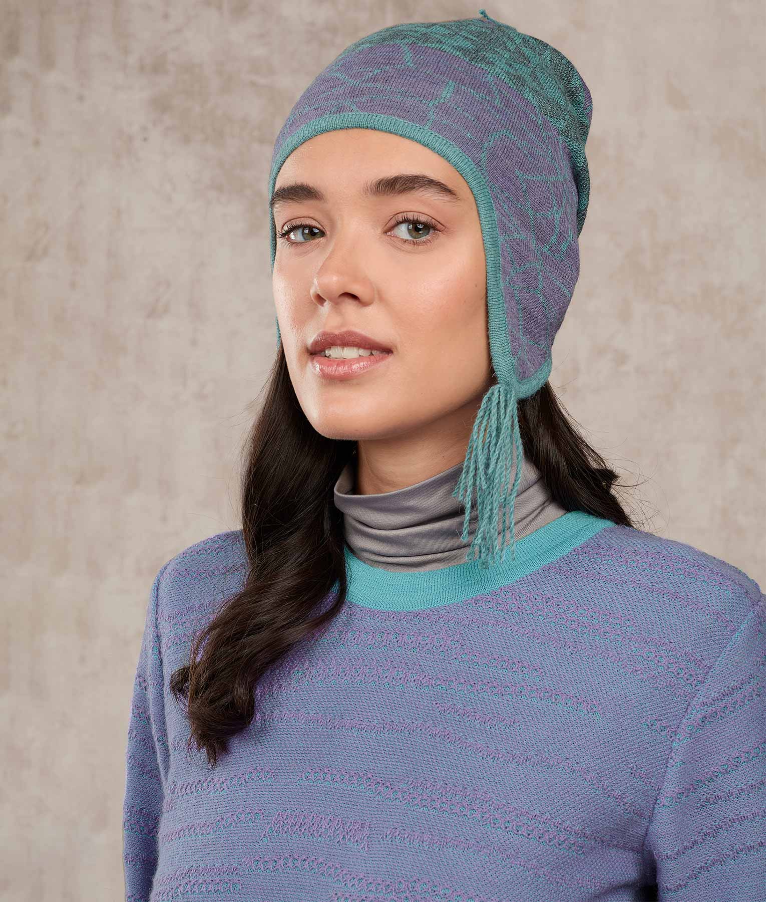 veronica purple and ether turquoise