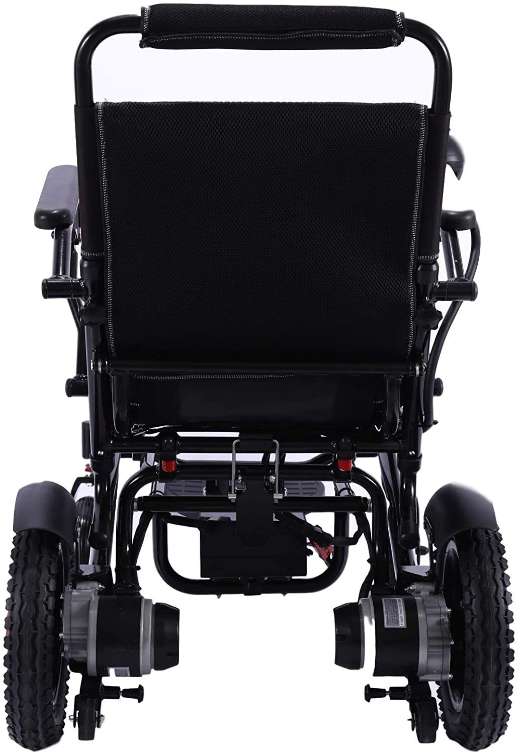 Foldable Lightweight Electric Wheelchair for Adults - Portable Power Wheelchair with 20