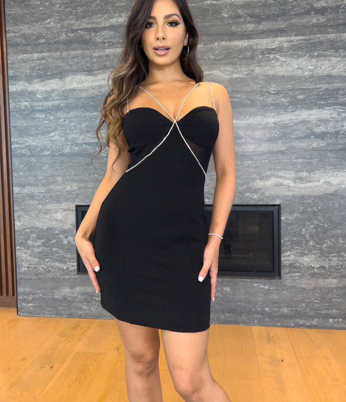 Millionaire Mini Dress - Black | Sexy Bodycon Club Dress for Women | Perfect for Night Out, Party & Date Night