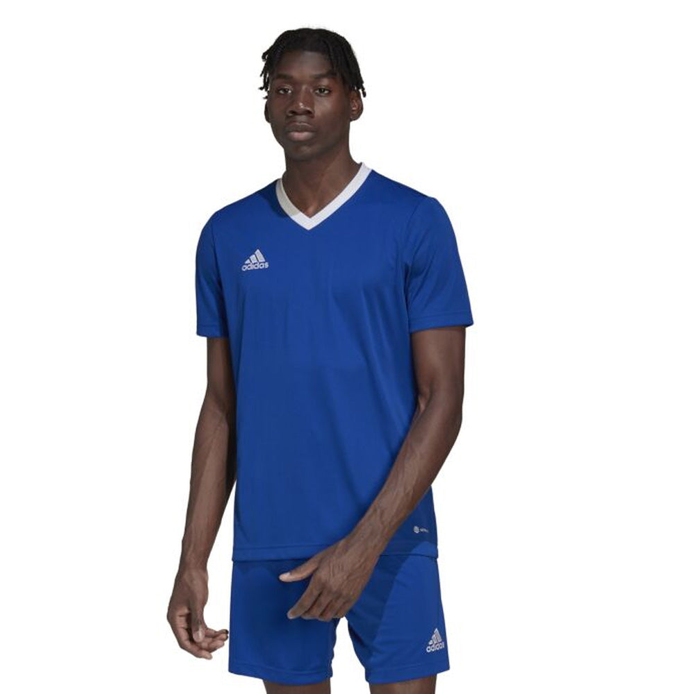 Adidas Youth Entrada 22 Soccer Jersey - Royal Blue & White Team Uniform for Boys & Girls - Perfect for Youth Soccer Games, Training & Team Sports