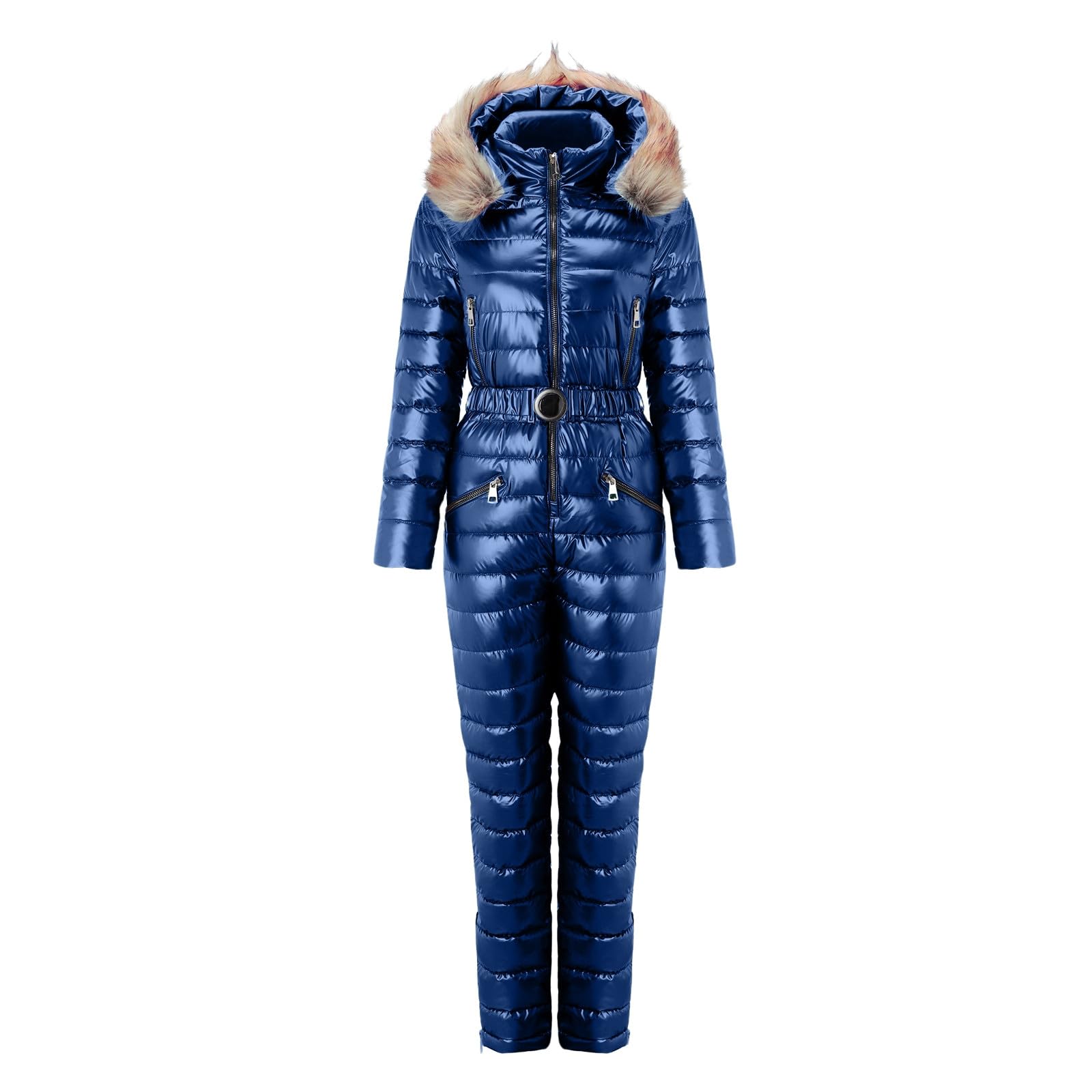 Women's Waterproof Insulated Ski Suit - Winter One Piece Snowsuit for Outdoor Sports & Snowboarding | Thermal Snow Jacket for Skiing, Snowmobiling & Cold Weather Activities