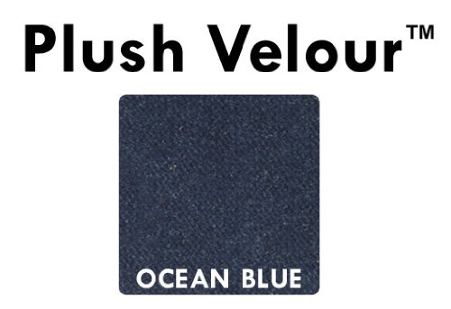 Dash Designs D2142-1CBK Premium Black Carpet Dash Cover for Cars - UV Protection & Anti-Slip Dashboard Mat for Sun Protection & Interior Decoration
