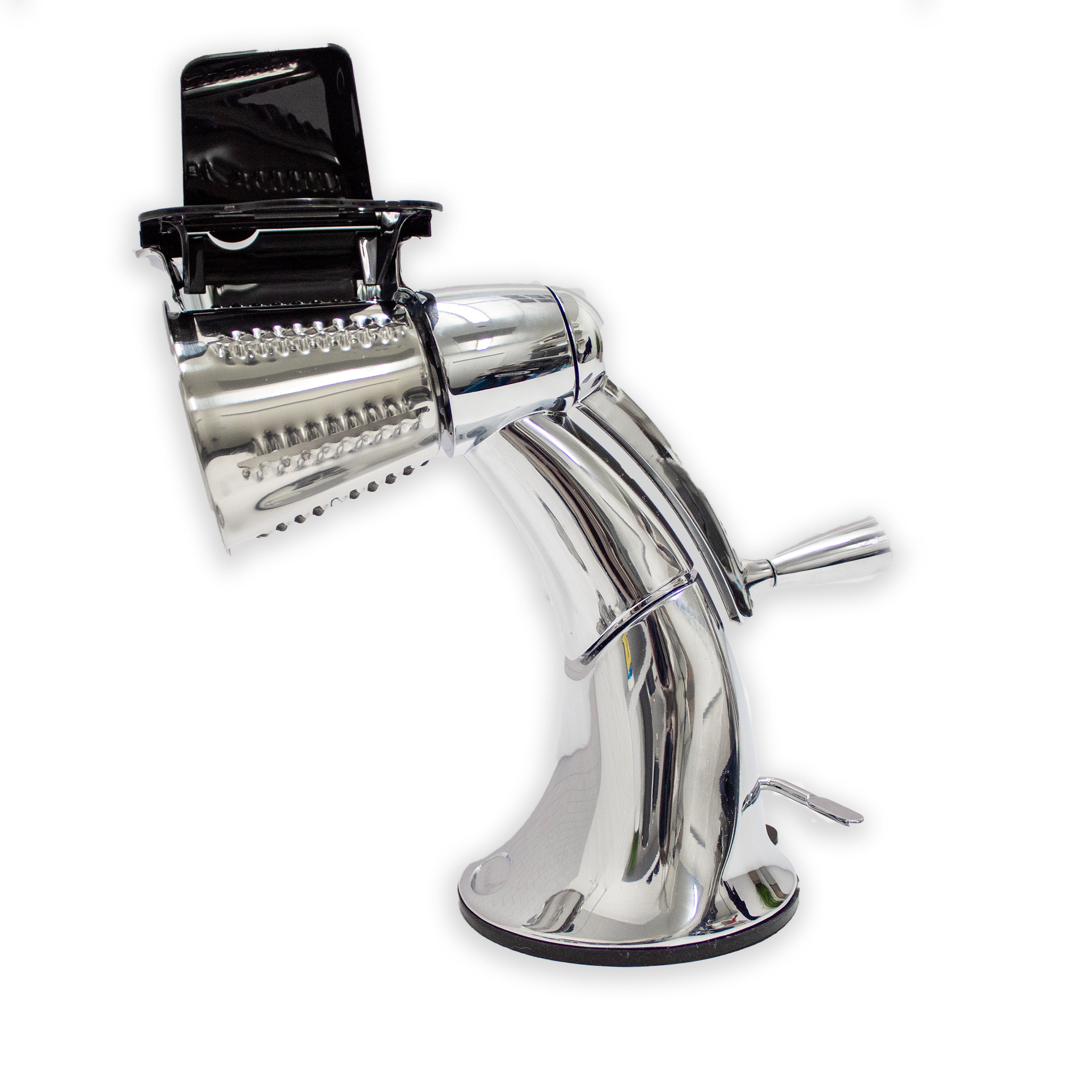BergHOFF Rotary Tabletop Vegetable Cutter - 3-in-1 Spiralizer, Slicer & Dicer for Effortless Meal Prep - Perfect for Salads, Stir-Fries & Healthy Snacks