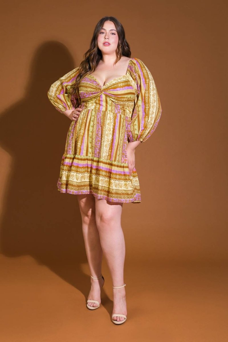 ALL MY PRIDE Woven Mini Dress - Women's Floral Summer Dress for Beach, Party & Date Night