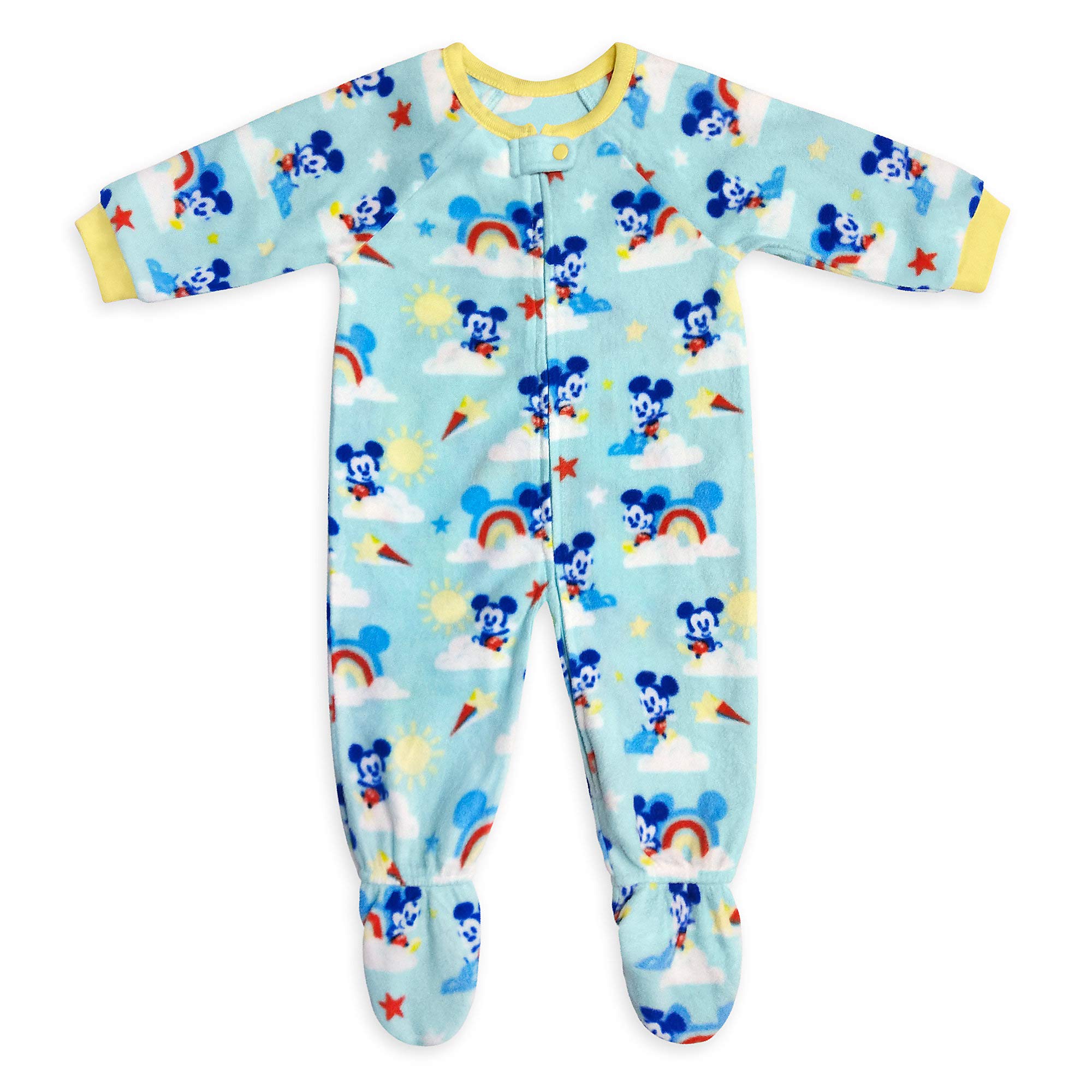 Disney Mickey Mouse Fleece Blanket Sleeper for Baby - Soft & Cozy Sleepwear, Size 0-24 Months | Perfect for Nursery, Bedtime & Winter Outings