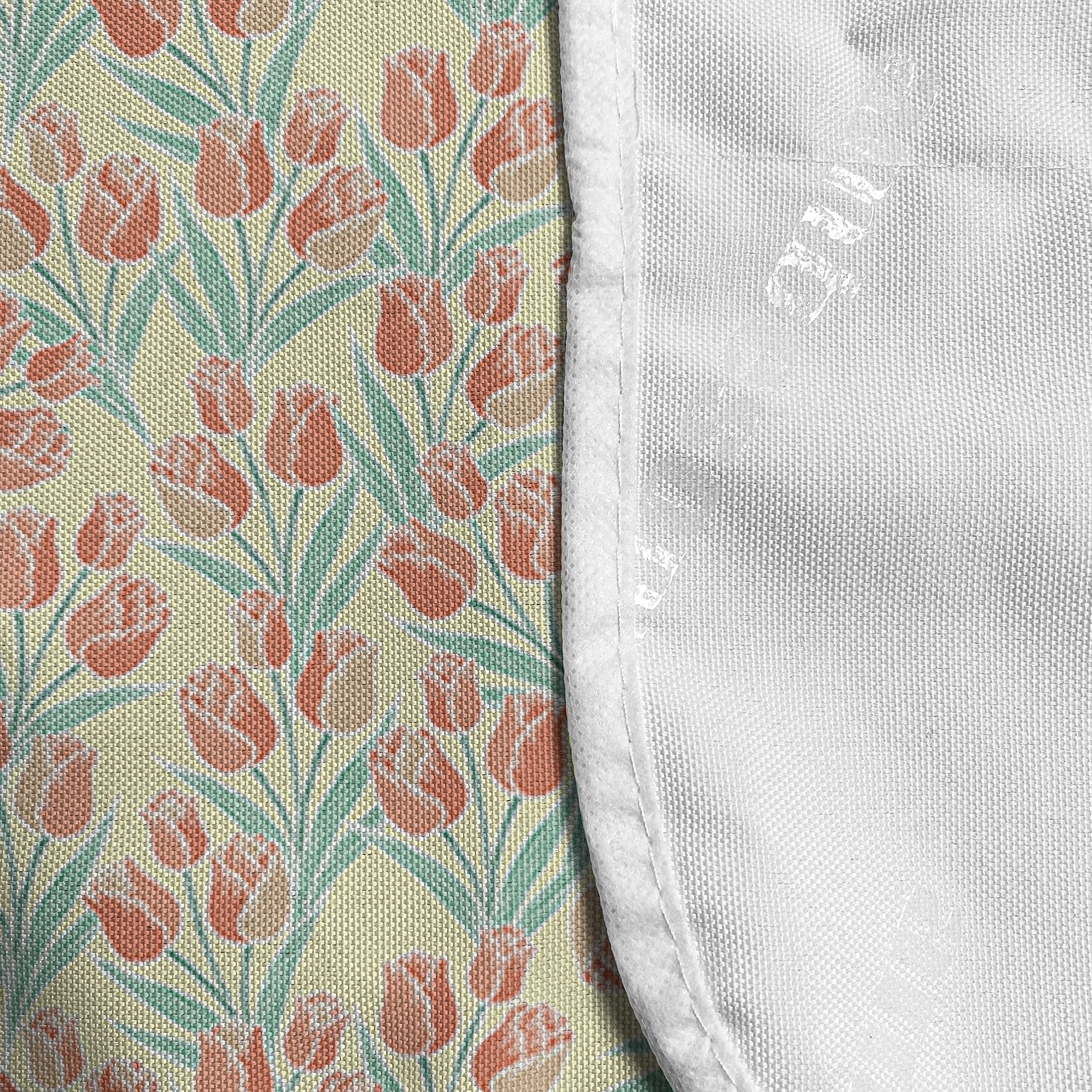 Ambesonne Spring Microwave Cover - Waterproof Tulip Floral Design with Pockets, 36