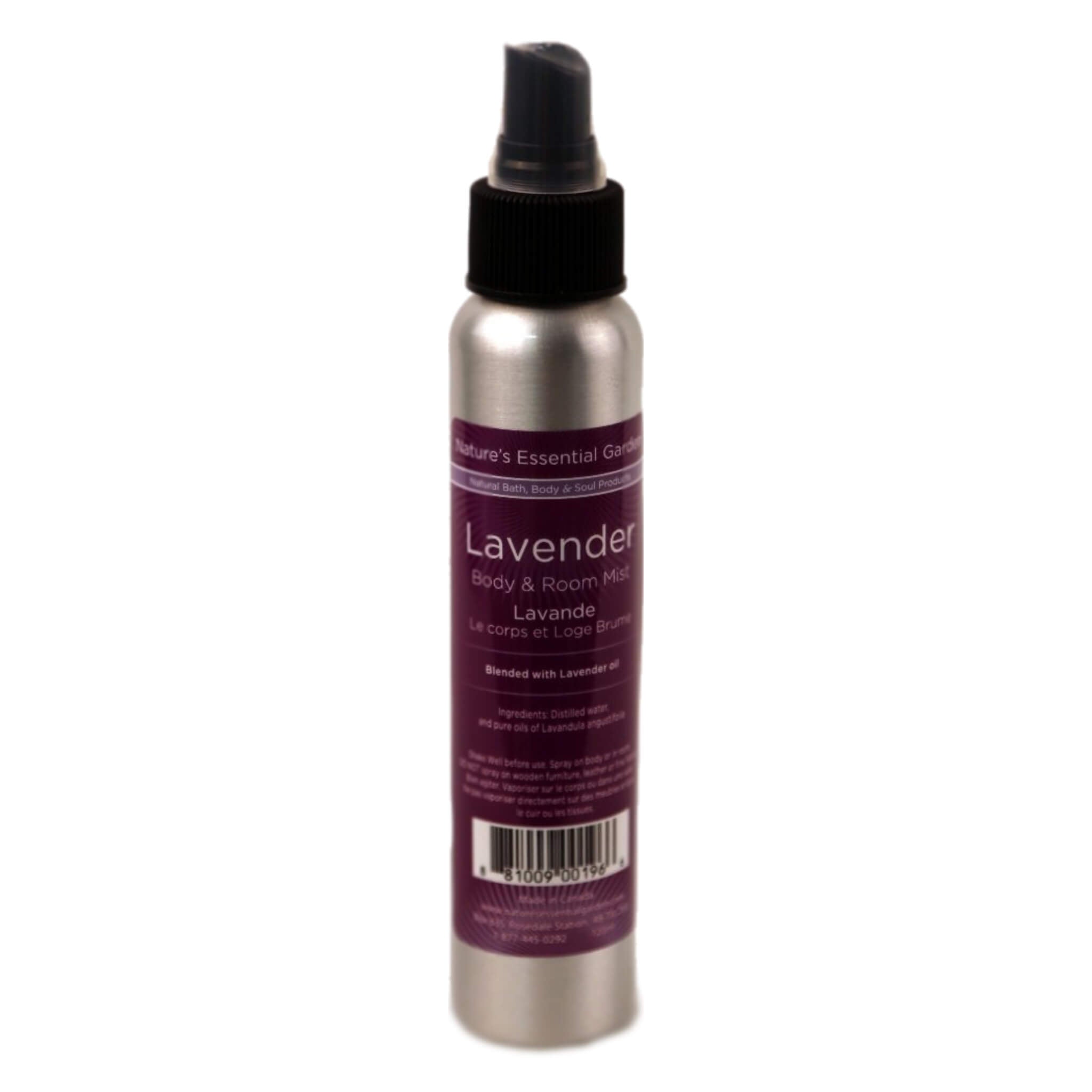 Lavender Body & Room Spray - Natural Aromatherapy Mist for Relaxation & Stress Relief | Perfect for Home, Office, Yoga & Spa