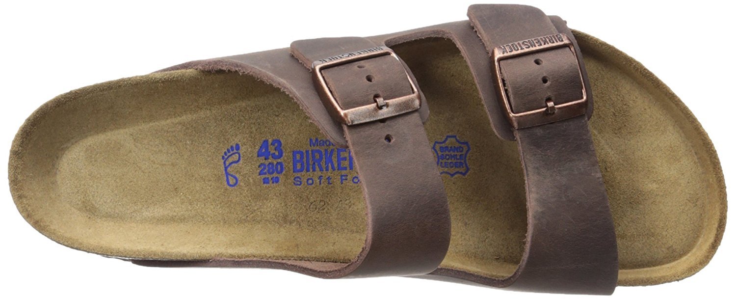 Birkenstock Women's Arizona Soft Footbed Sandals - Narrow Fit | Comfortable & Supportive for Walking, Travel & Everyday Wear
