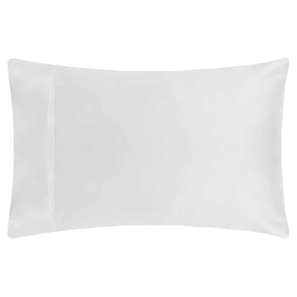 Belledorm 600 Thread Count Cotton Sateen Bed Sheet Set - Premium White Luxury Bedding for Hotel & Home Use - Queen Size Fitted Sheet, Flat Sheet & Pillowcases
