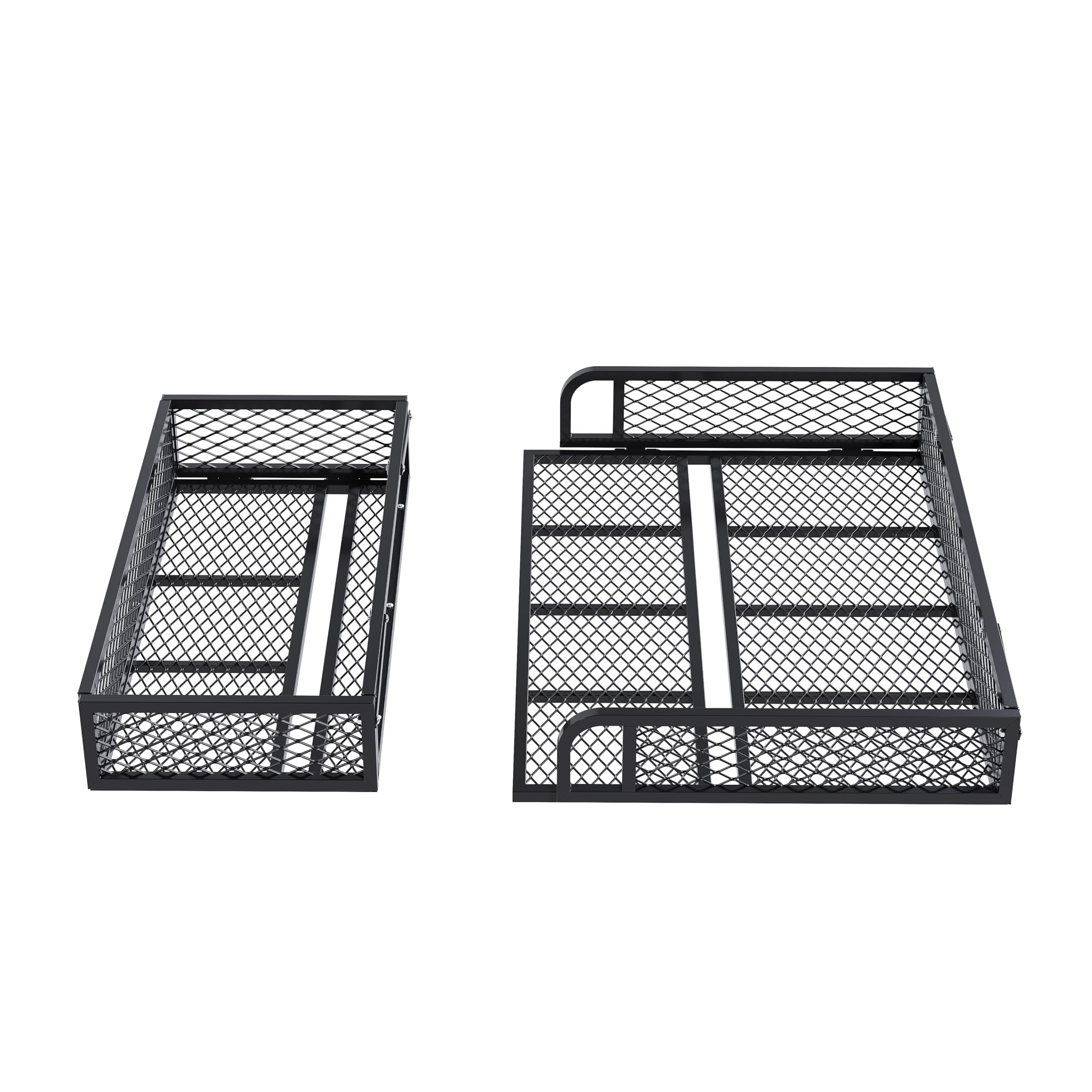 HECASA Universal ATV Cargo Basket - Heavy Duty Steel Front & Rear Drop Storage Rack for ATV/UTV | Perfect for Hunting, Camping & Off-Road Adventures