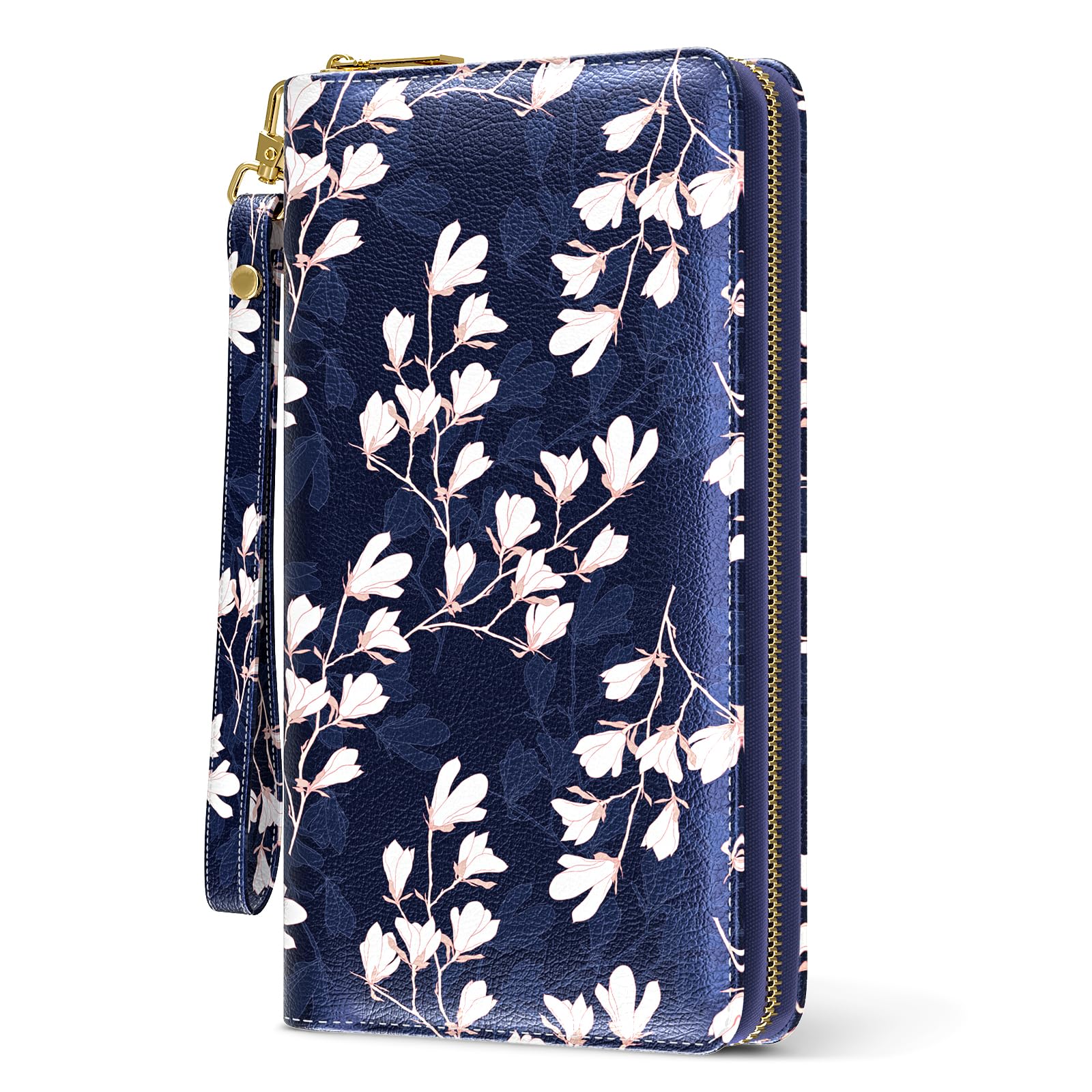 Nipichsha Women's RFID Blocking Wristlet Wallet - Stylish Large Card Clutch Purse with Phone Holder | Perfect for Everyday Use, Travel & Shopping