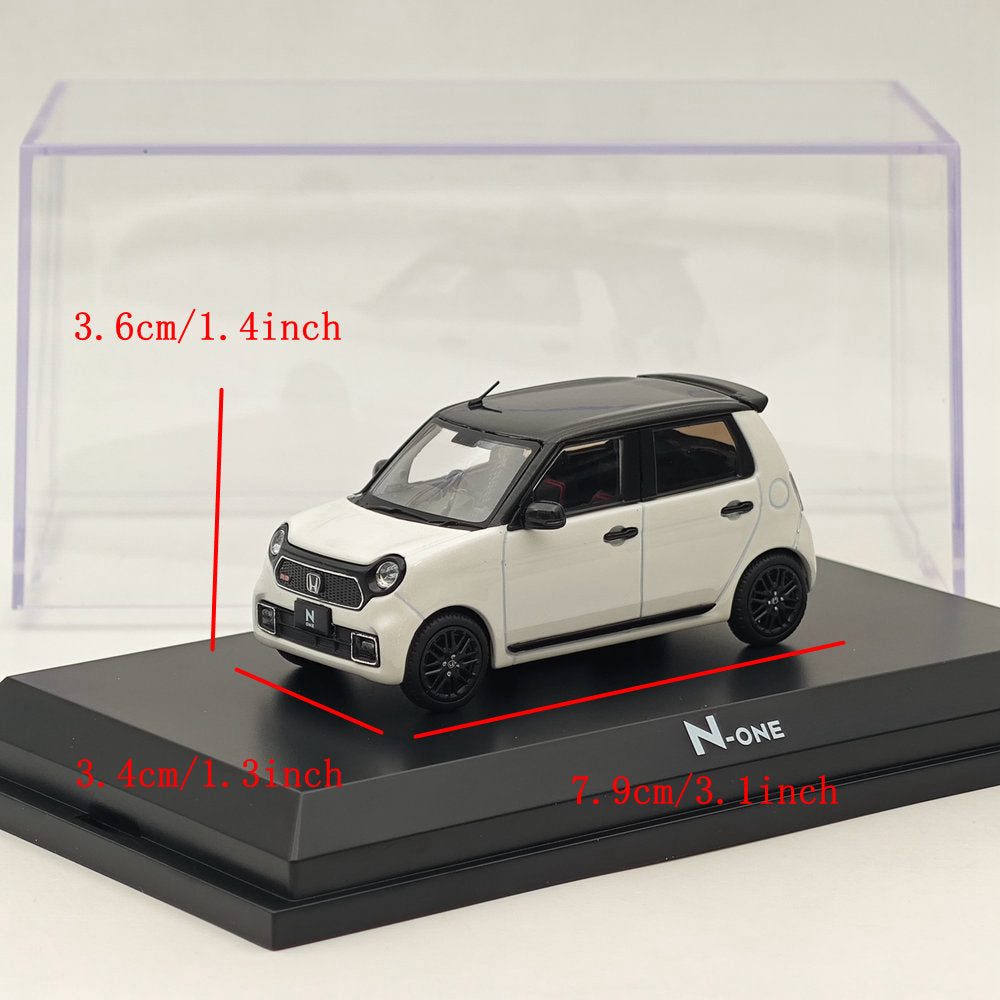 1/43 Honda N ONE RS Premium White Pearl Diecast Model Car - Collectible Miniature Vehicle for Display & Gifts - Perfect for Car Enthusiasts & Hobbyists