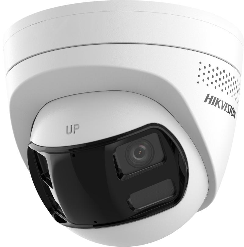 8MP 180-Degree Dual Lens Security Camera with Smart Hybrid Light & PoE - DS 2CD1383G2P LIUF for Home & Business Surveillance