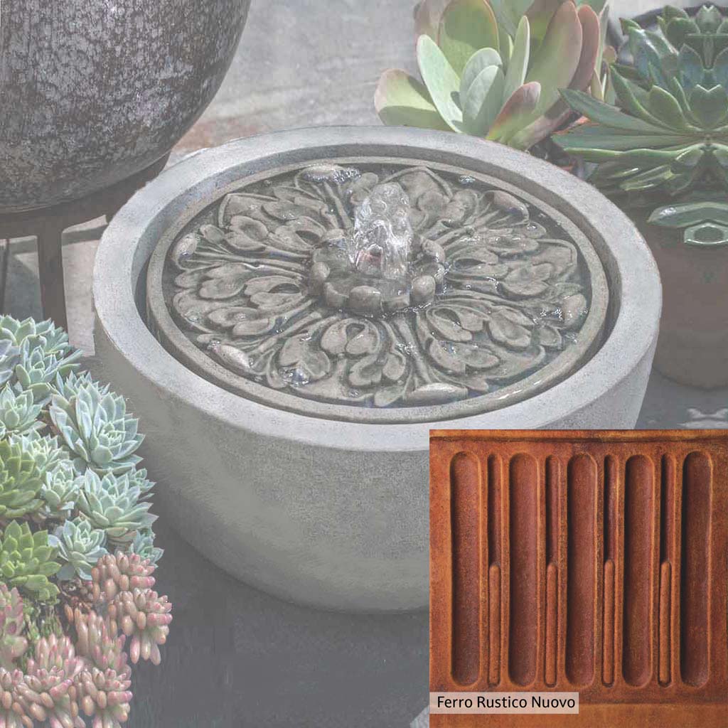 Campania International M Series Medallion Fountain - Outdoor Garden Water Feature for Patio, Yard & Landscape Decor | Classic Roman Design Waterfall Fountain