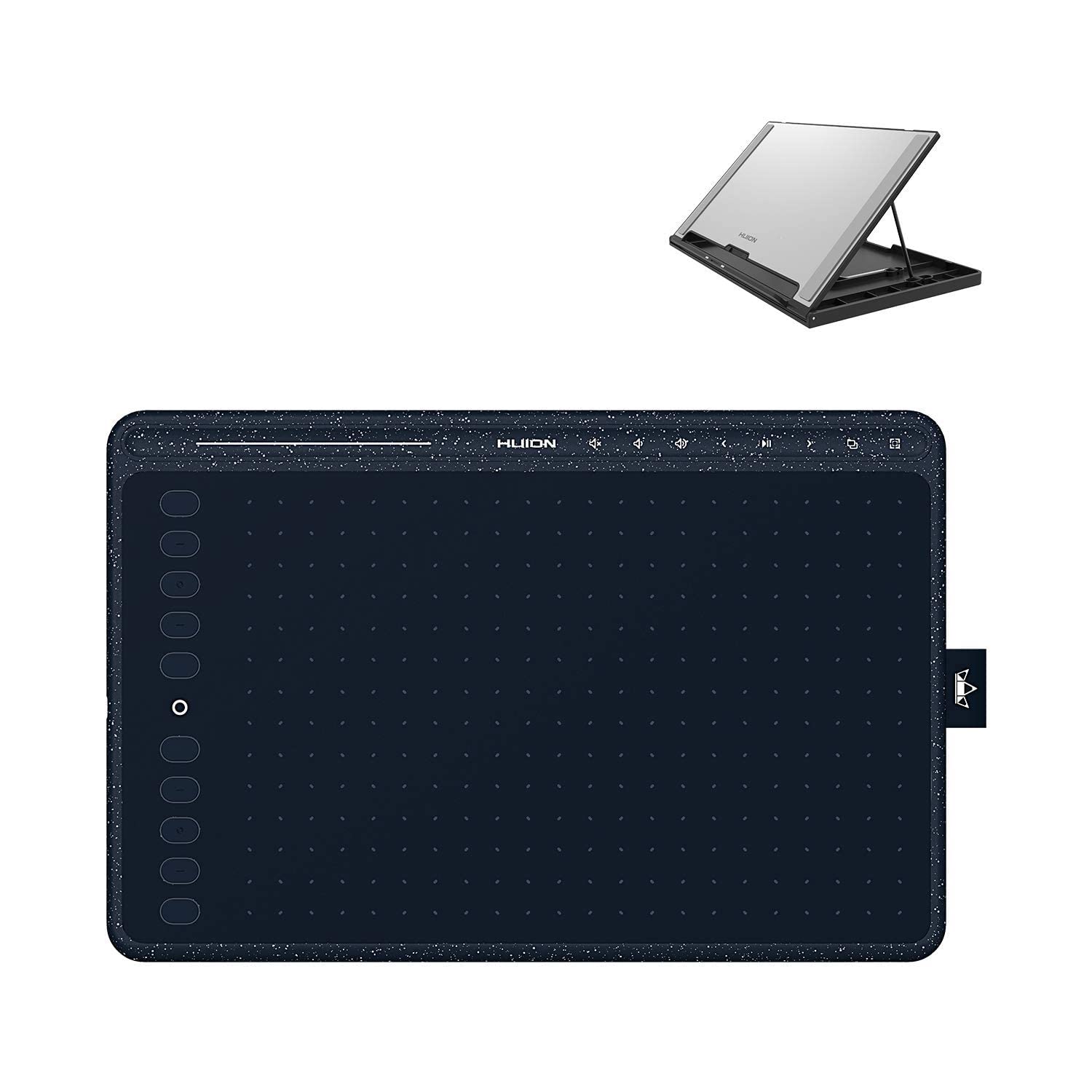 Huion HS611 Graphics Drawing Tablet with Tilt Function - Android Supported Digital Art Pen Tablet & ST300 Adjustable Stand | Perfect for Digital Artists, Illustrators, and Designers Working on Android Devices or PC