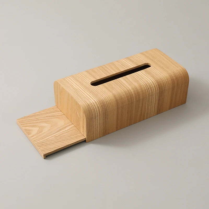 Premium Walnut Wood Tissue Box Holder - Handcrafted Solid Wood Home Decor for Living Room, Bedroom & Bathroom - Elegant & Functional Tissue Paper Dispenser for Home & Office Use