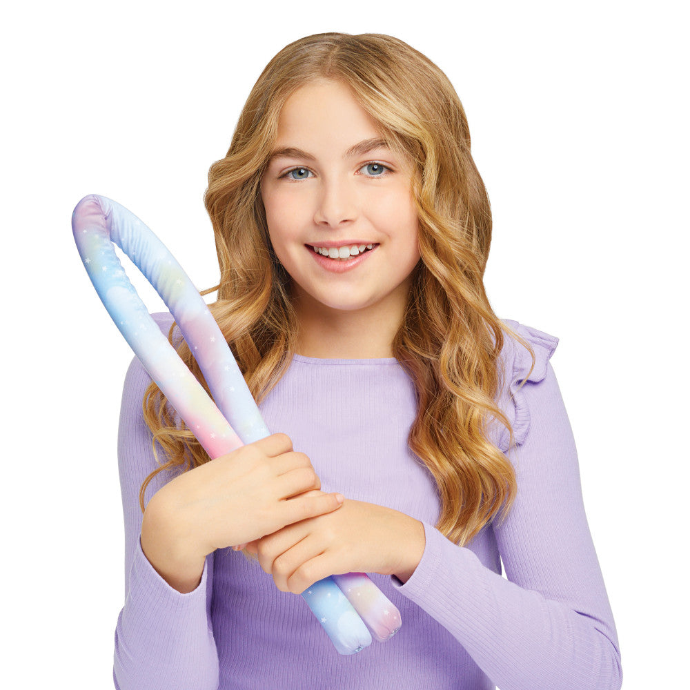 3C4G: Heatless Curler Set for Kids - 5 Piece No Heat Hair Rollers for Safe & Easy Styling - Perfect for School, Parties & Special Occasions