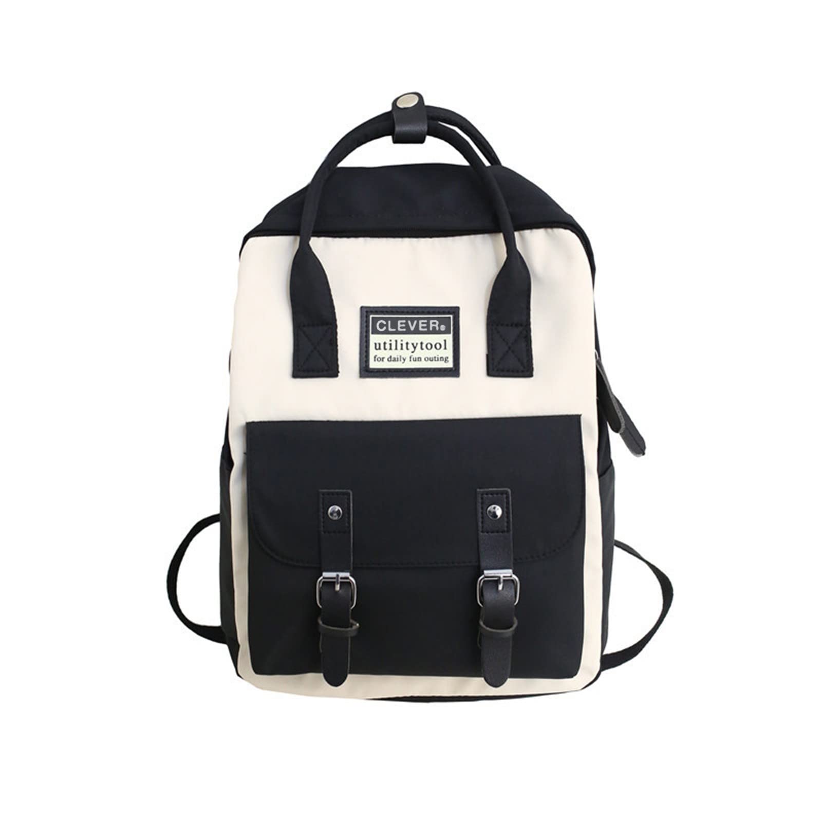 YaoyaoK Vintage Corduroy Backpack for Women & Girls - Stylish Solid Color School, Travel, Laptop Bag - Perfect for College, Work, Commuting & Daily Use (J)
