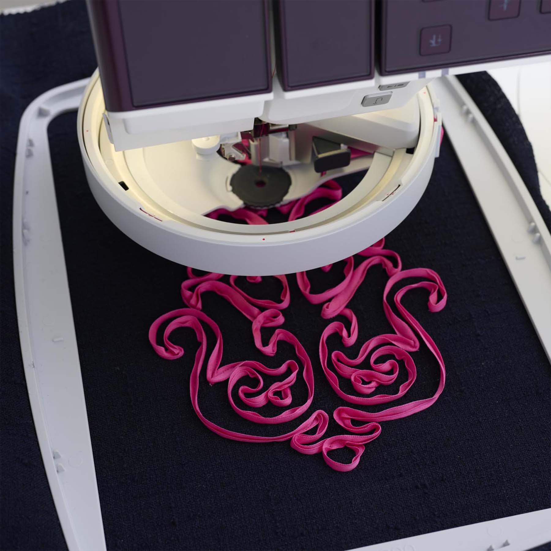 Pfaff Creative Ribbon Embroidery Attachment for Sewing Machines - Perfect for DIY Crafts, Quilting & Fabric Decoration