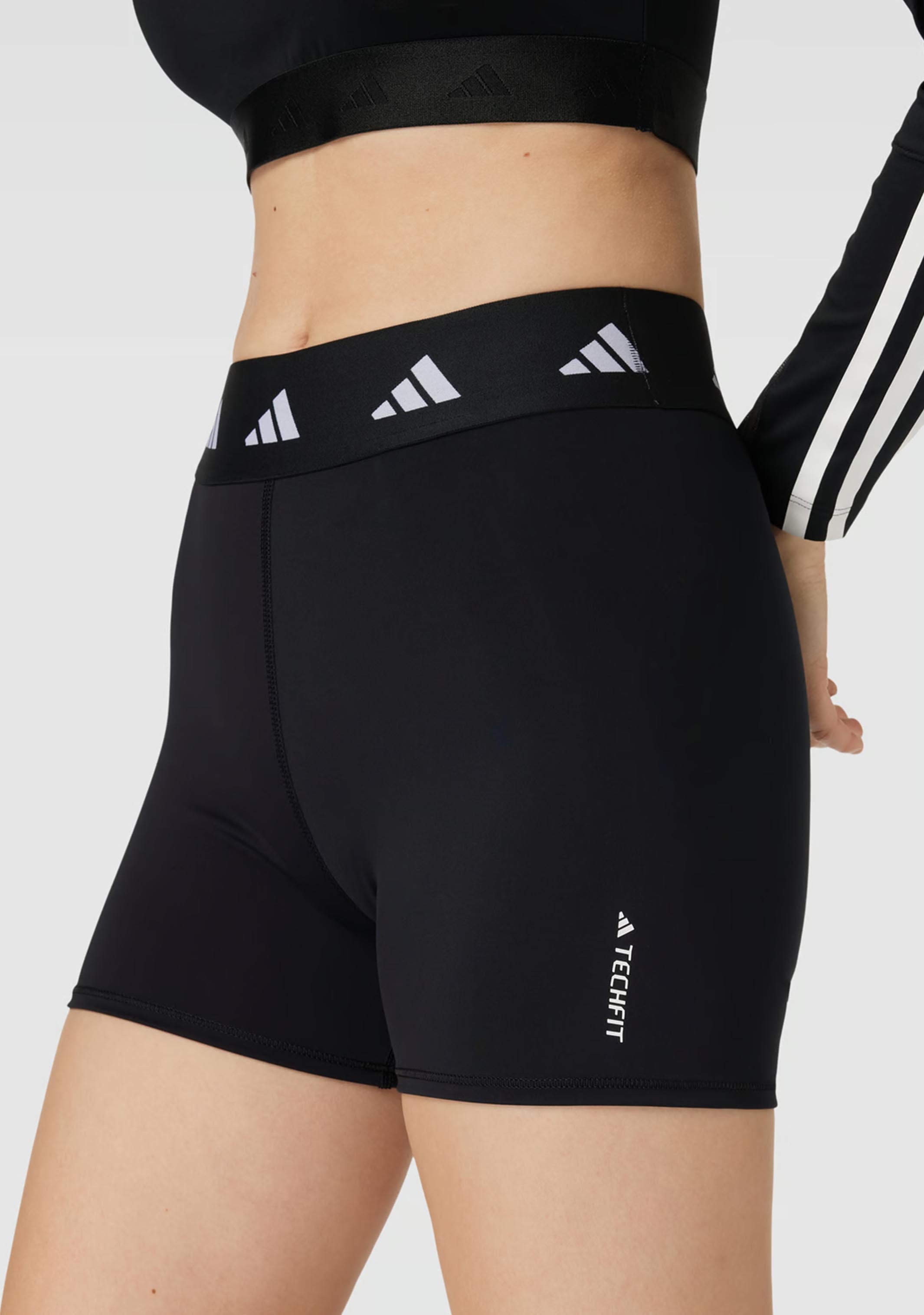 Adidas Women's Tech Fit Running Shorts - Breathable Quick-Dry Workout Shorts for Gym, Jogging & Yoga | High Waist Athletic Shorts with Pockets