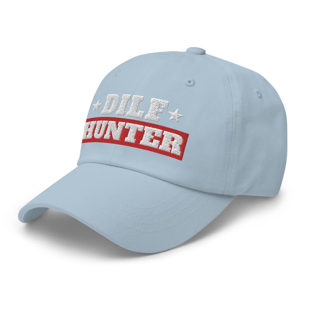 DILF Hunter Classic Dad Hat - Funny Baseball Cap for Gaming, Fishing & Outdoor Activities | Trendy Casual Wear for Men