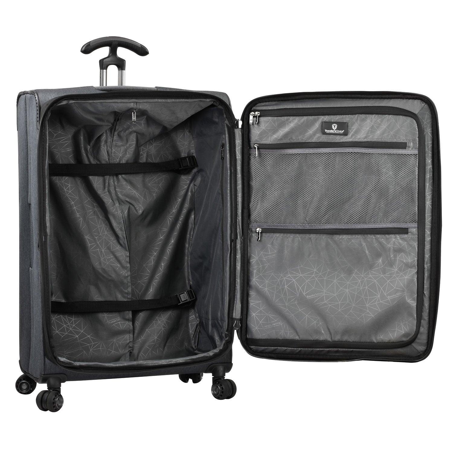Silverwood Softside 3-Piece Expandable Luggage Set with Spinner Wheels - Lightweight Suitcase for Travel, Business Trips & Family Vacations
